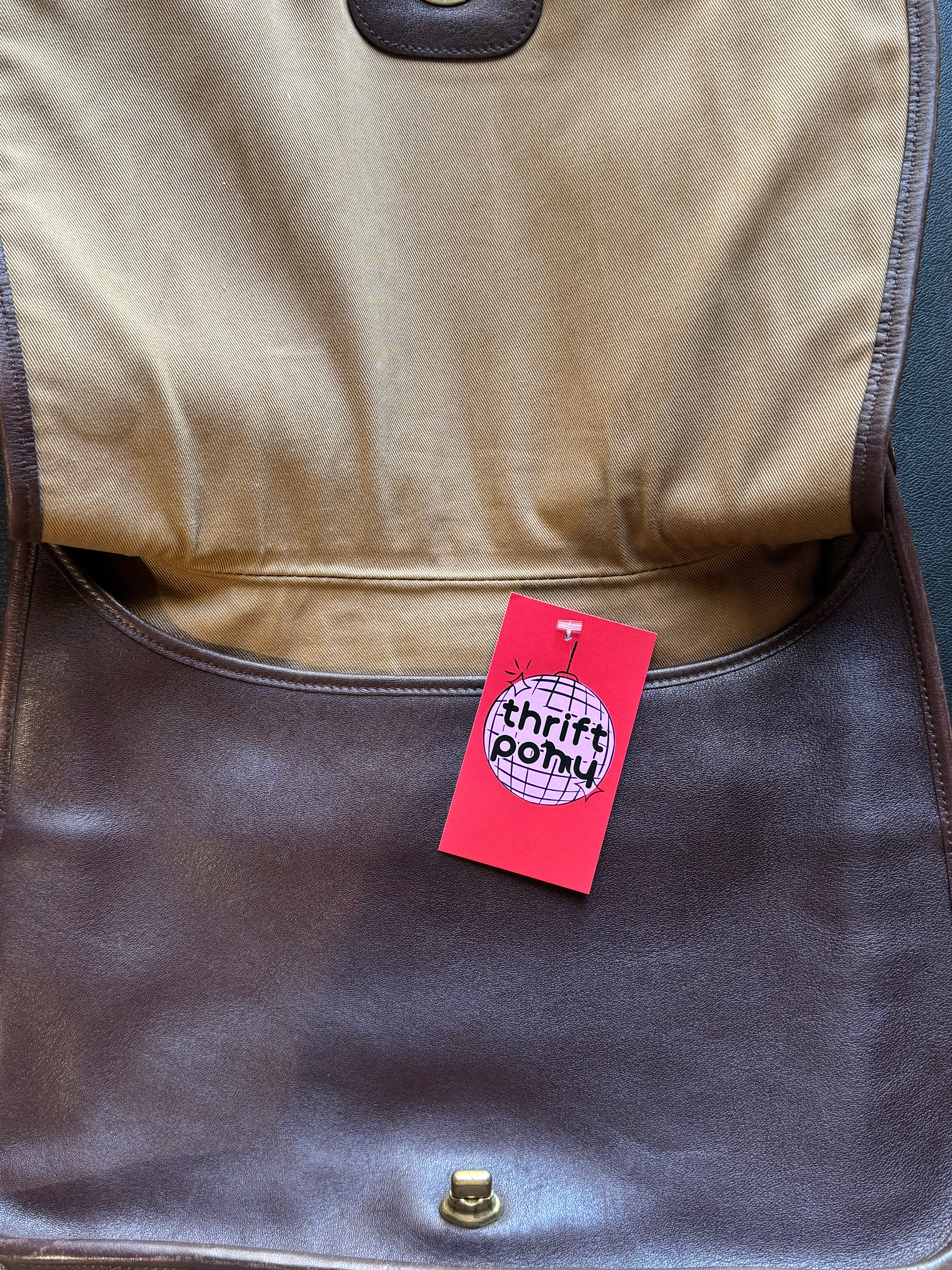 brown coach saddlebag no c3s-9718