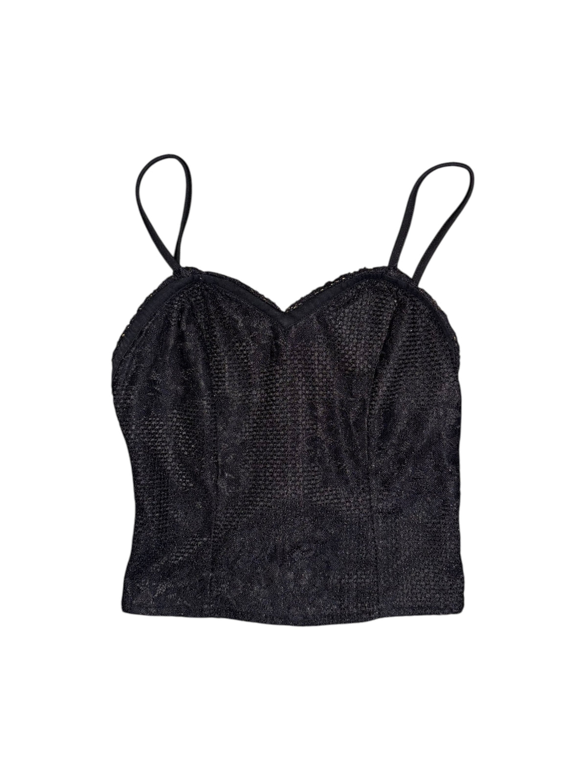 Black charlotte russe Lacey tank, Xs
