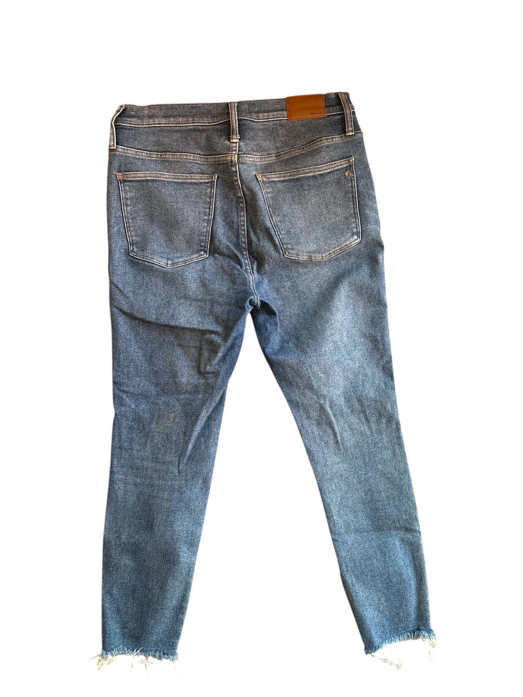 blue madewell high waist jeans, 31