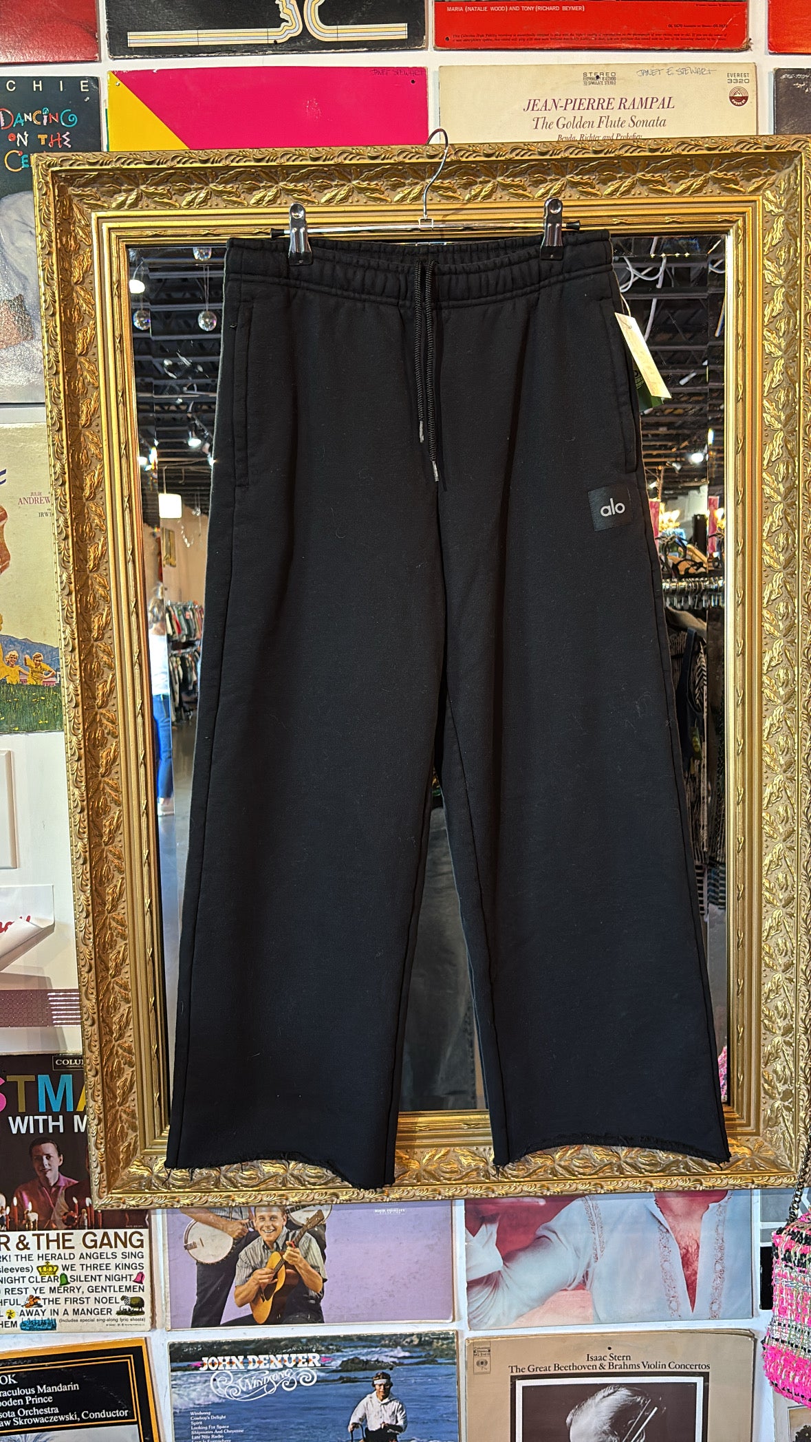 black alo sweatpants, xs