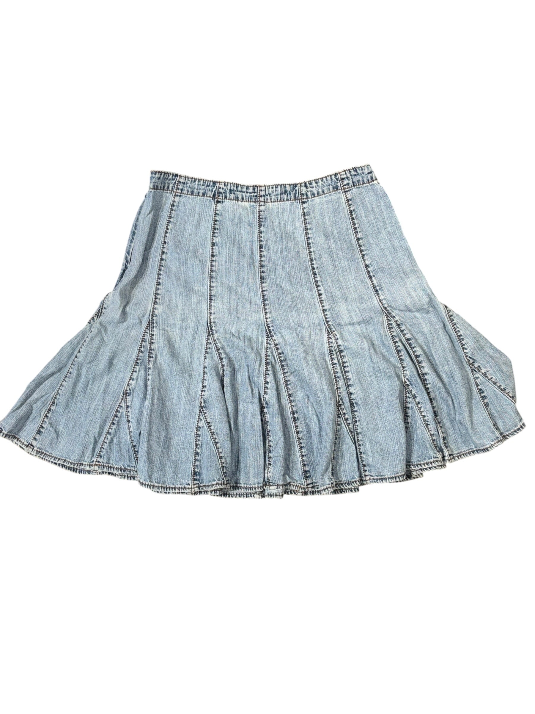 Blue Gap Denim midi skirt, 6