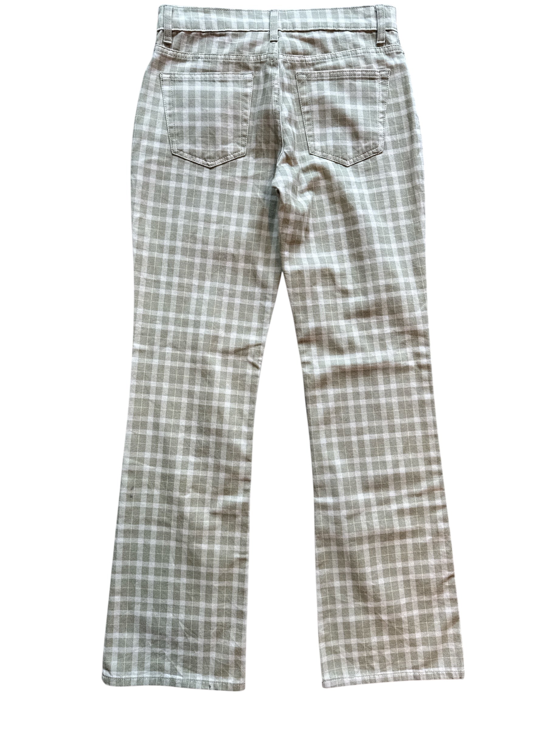 beige green asos plaid pants, 6