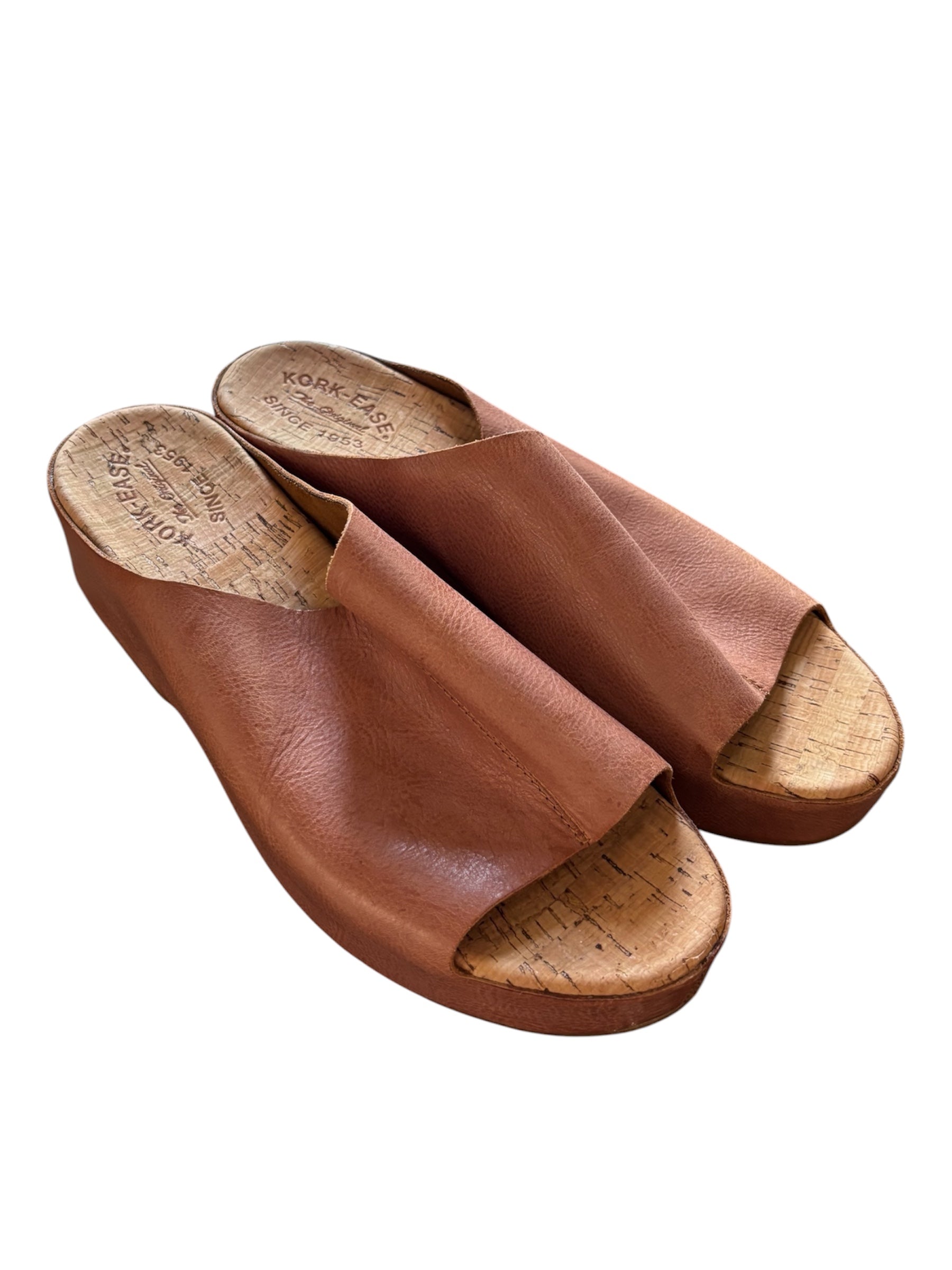brown kork ease slip on shoes, 11m