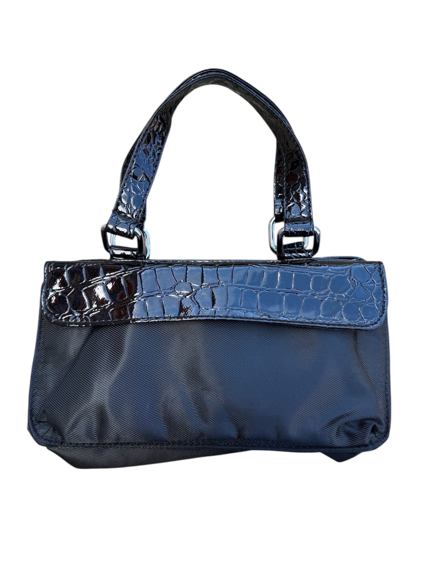 black country chic mini purse patent leather croc