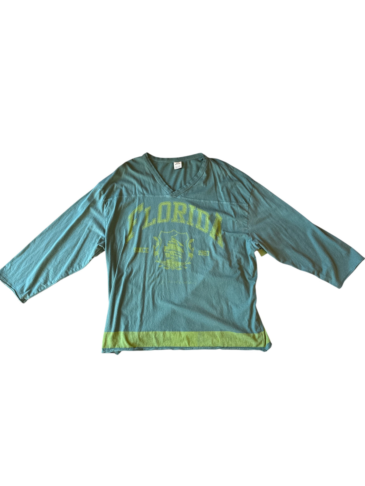 Green Urban outfitters Florida v neck ls, L/xl