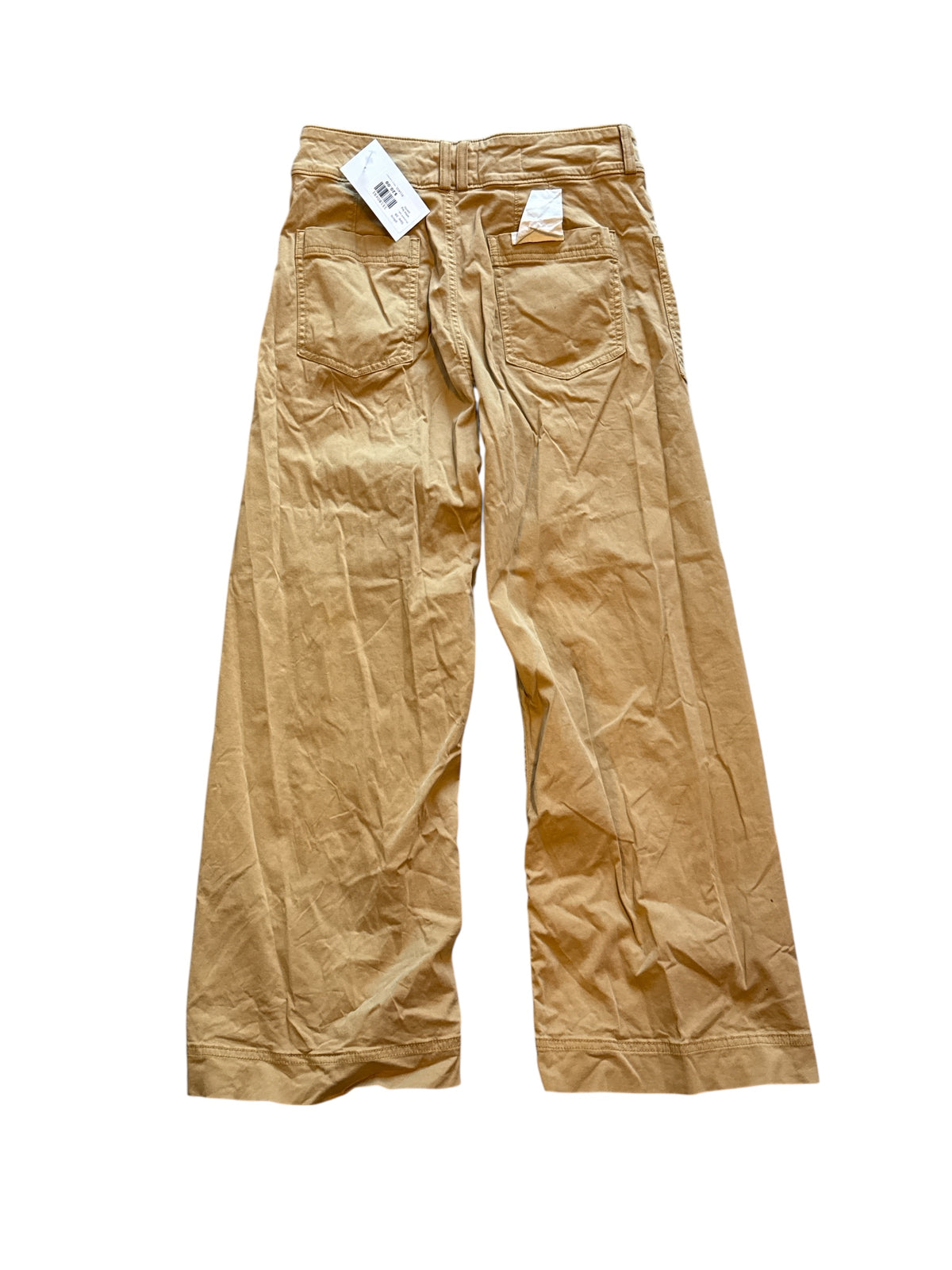 mustard yellow pilcro wide leg pants, 28