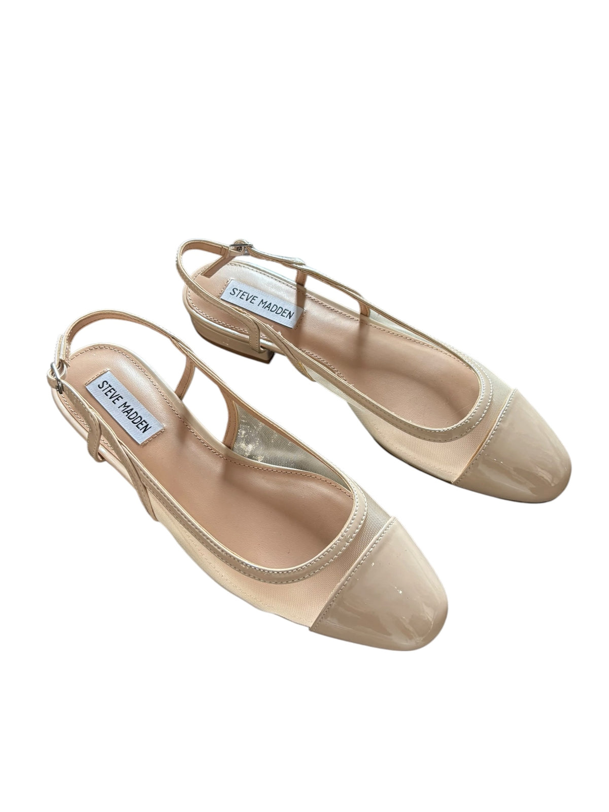 nude steve madden mesh ballet flats, 8