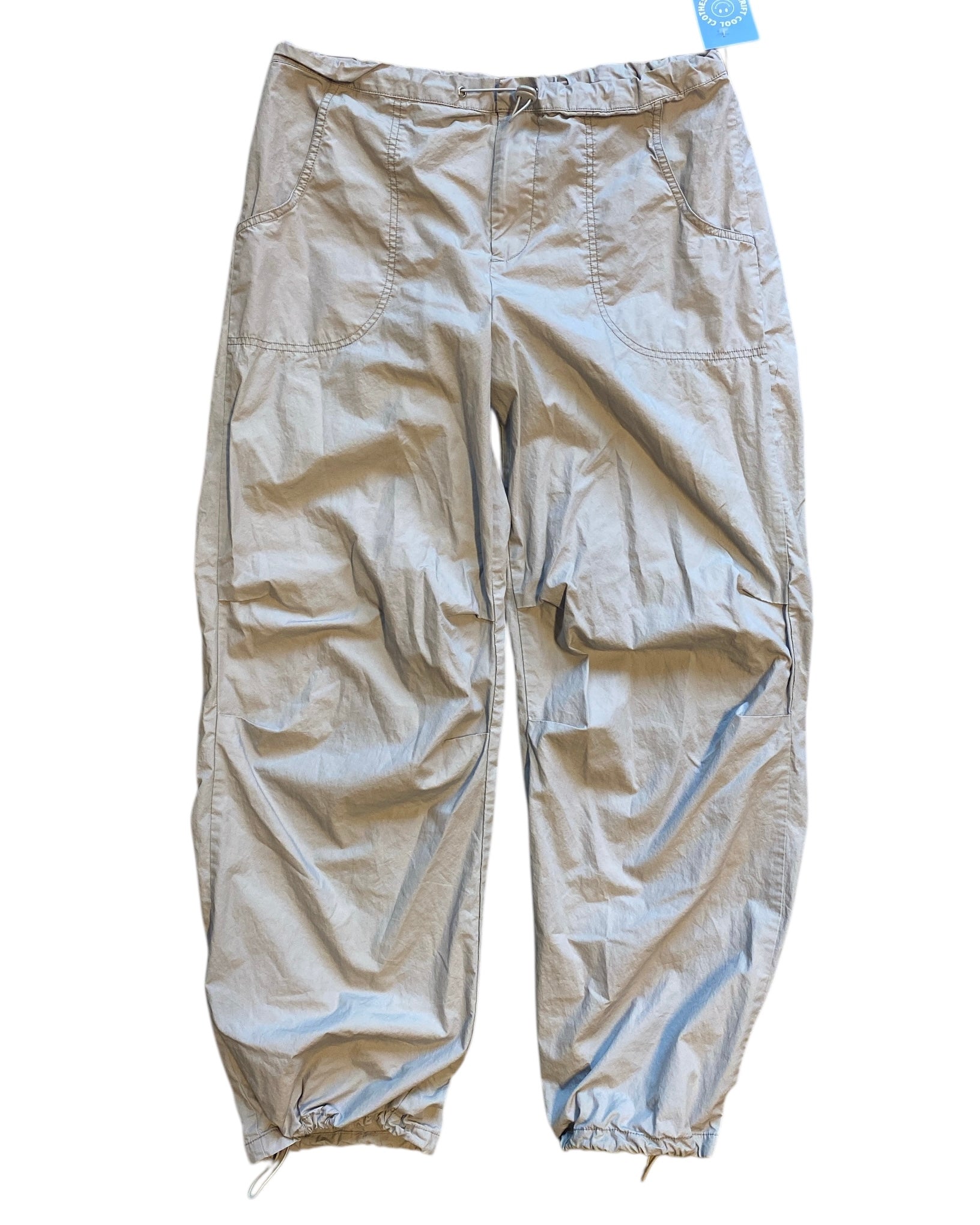 gray cotton on drawstring joggers, 4