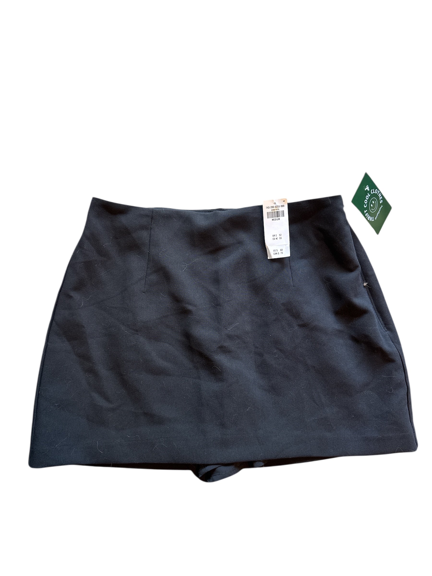 black abercrombie nwt mini skirt, m