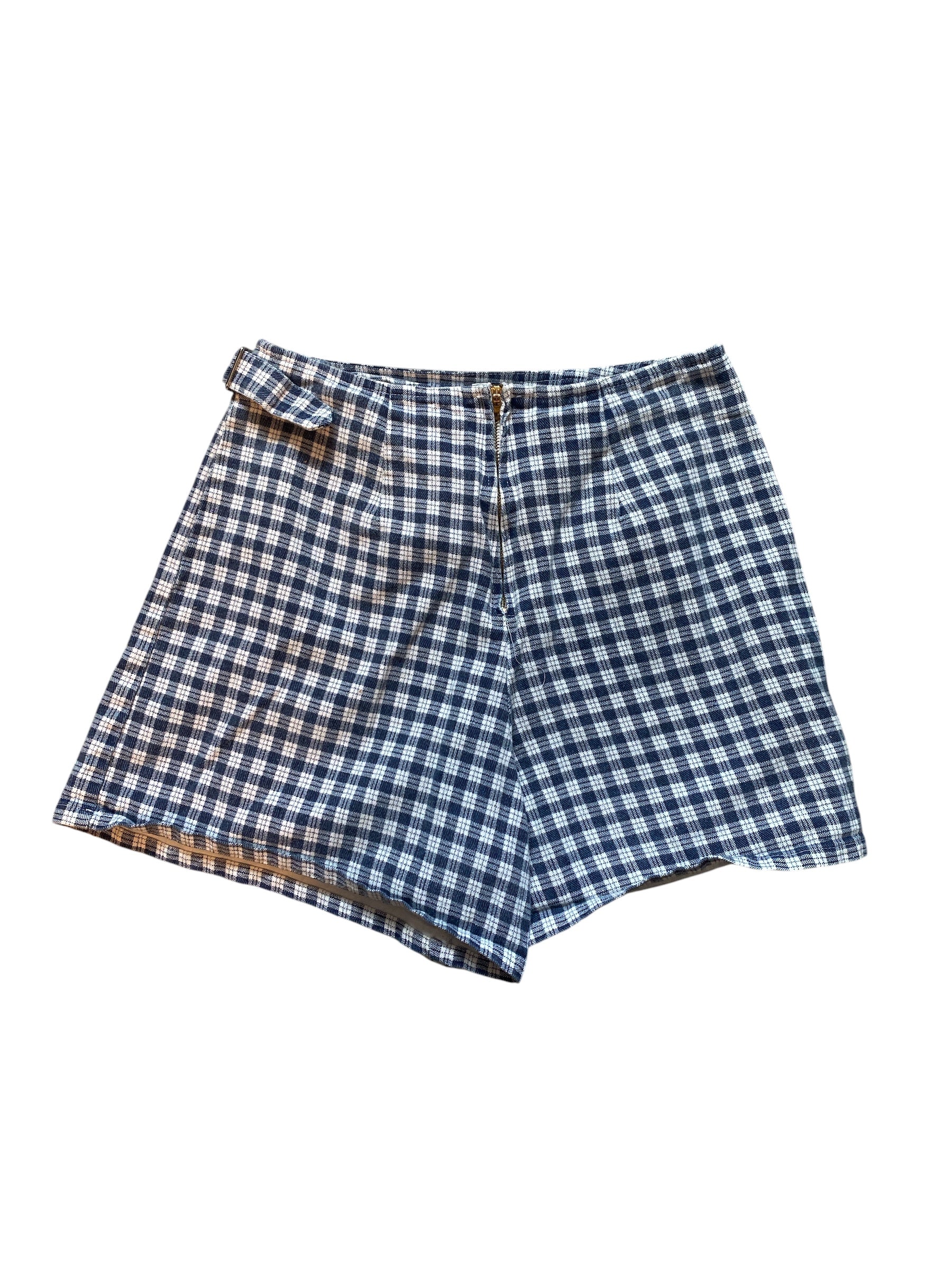 blue white in plaid skort, 9