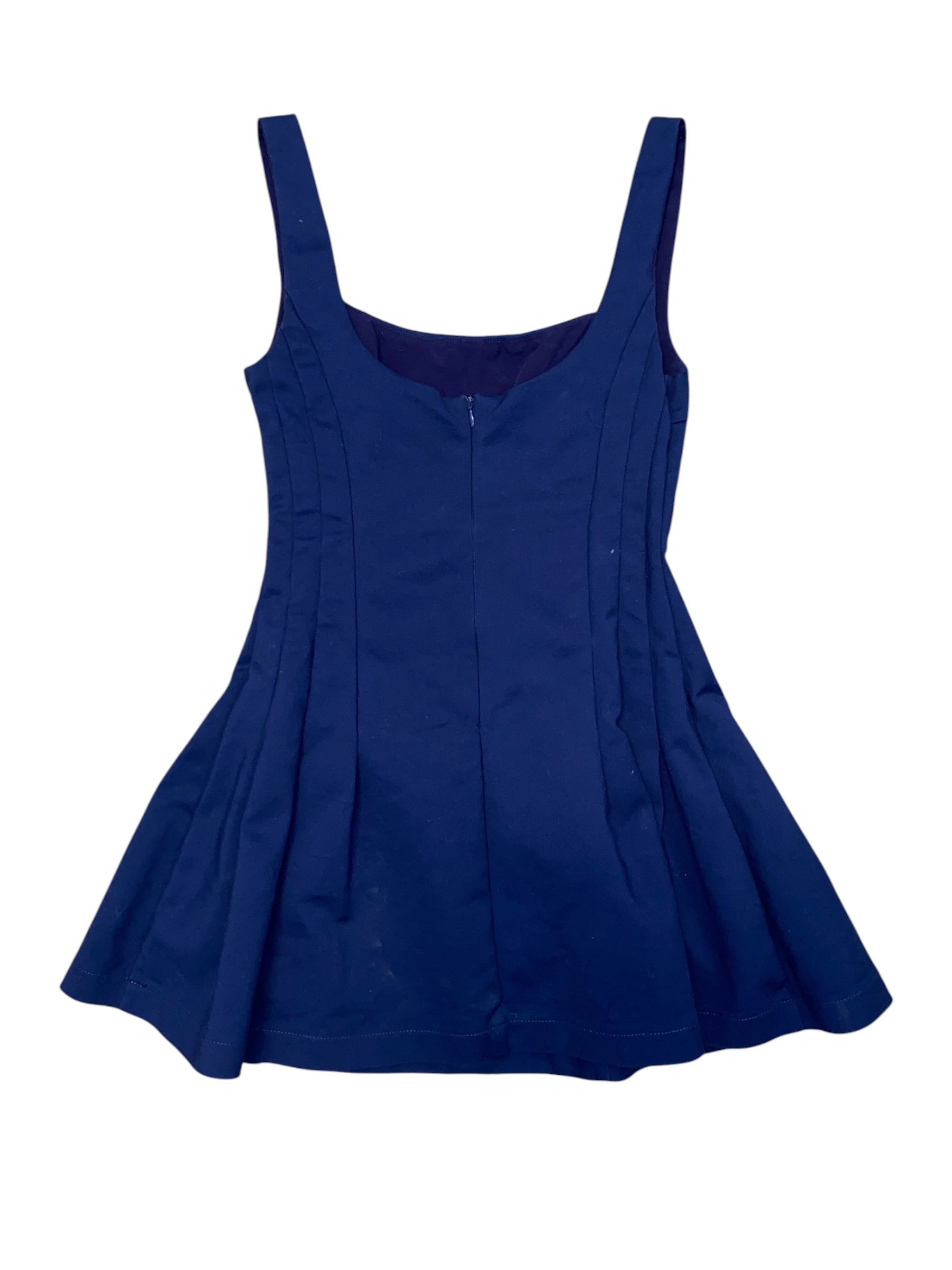 blue Olivaceous structured tank dress, S
