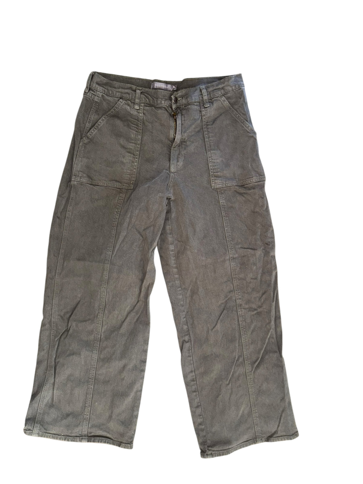 green just usa cargo pants, 32/14