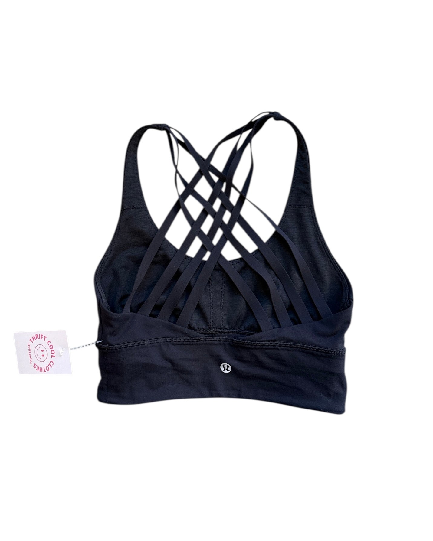 Black Lululemon Strappy Sports bra, S