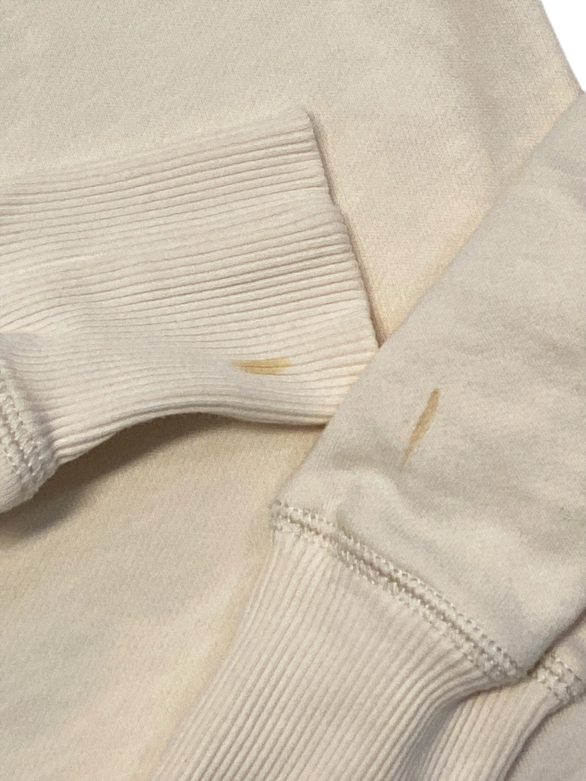 cream pilcro wide neck crew neck, xs