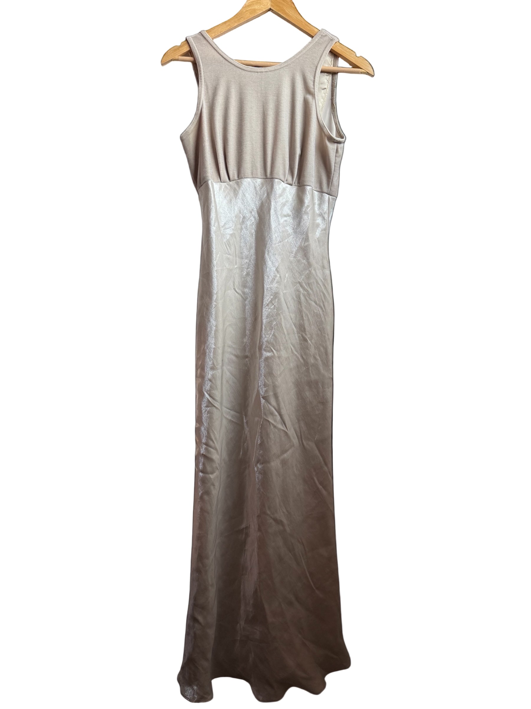 gold roberta vtg dress, 7/8