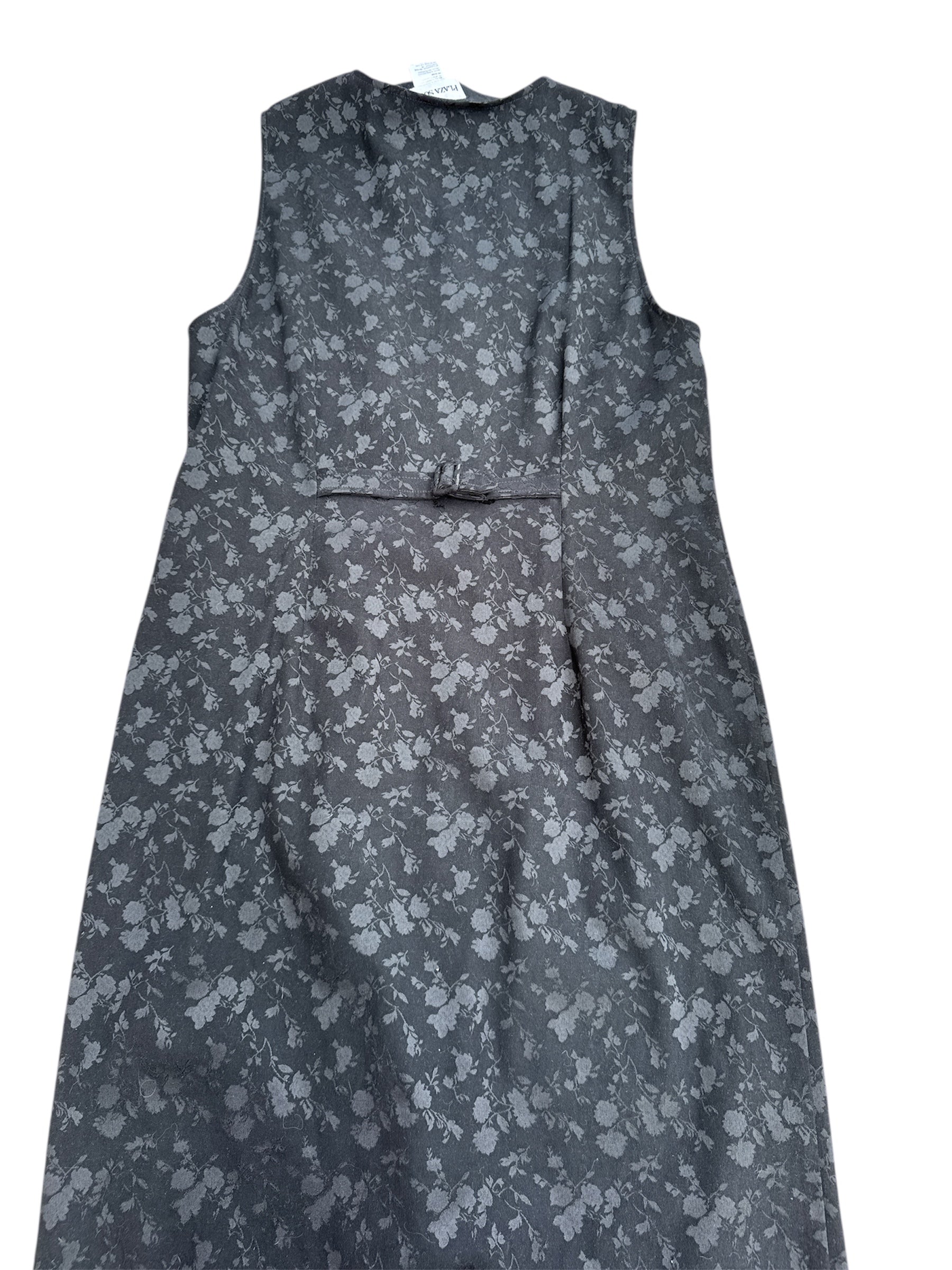 black plaza south vtg floral button dress, 16 (fits like XL)