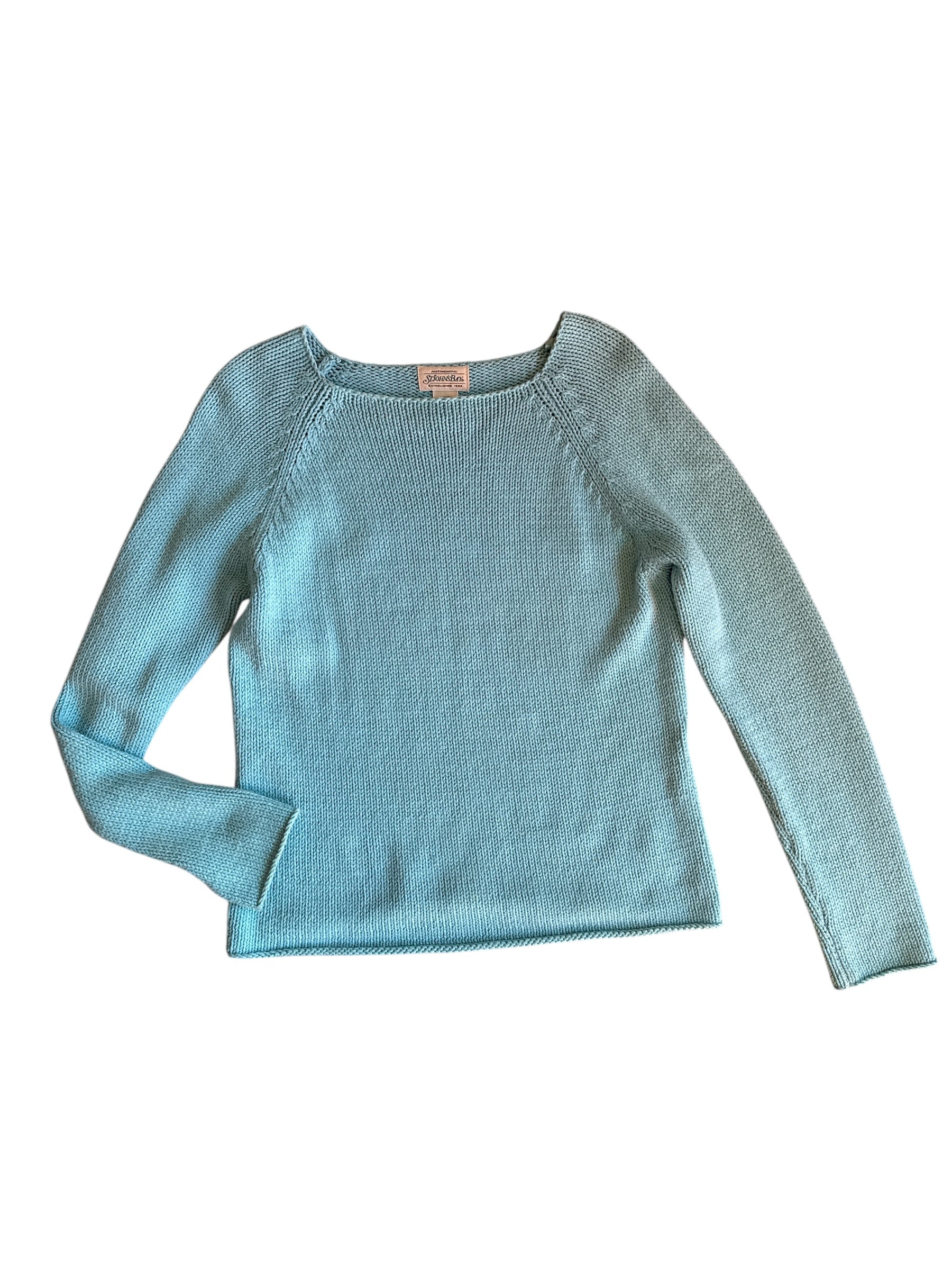 Teal St johns bay womens sweater, L