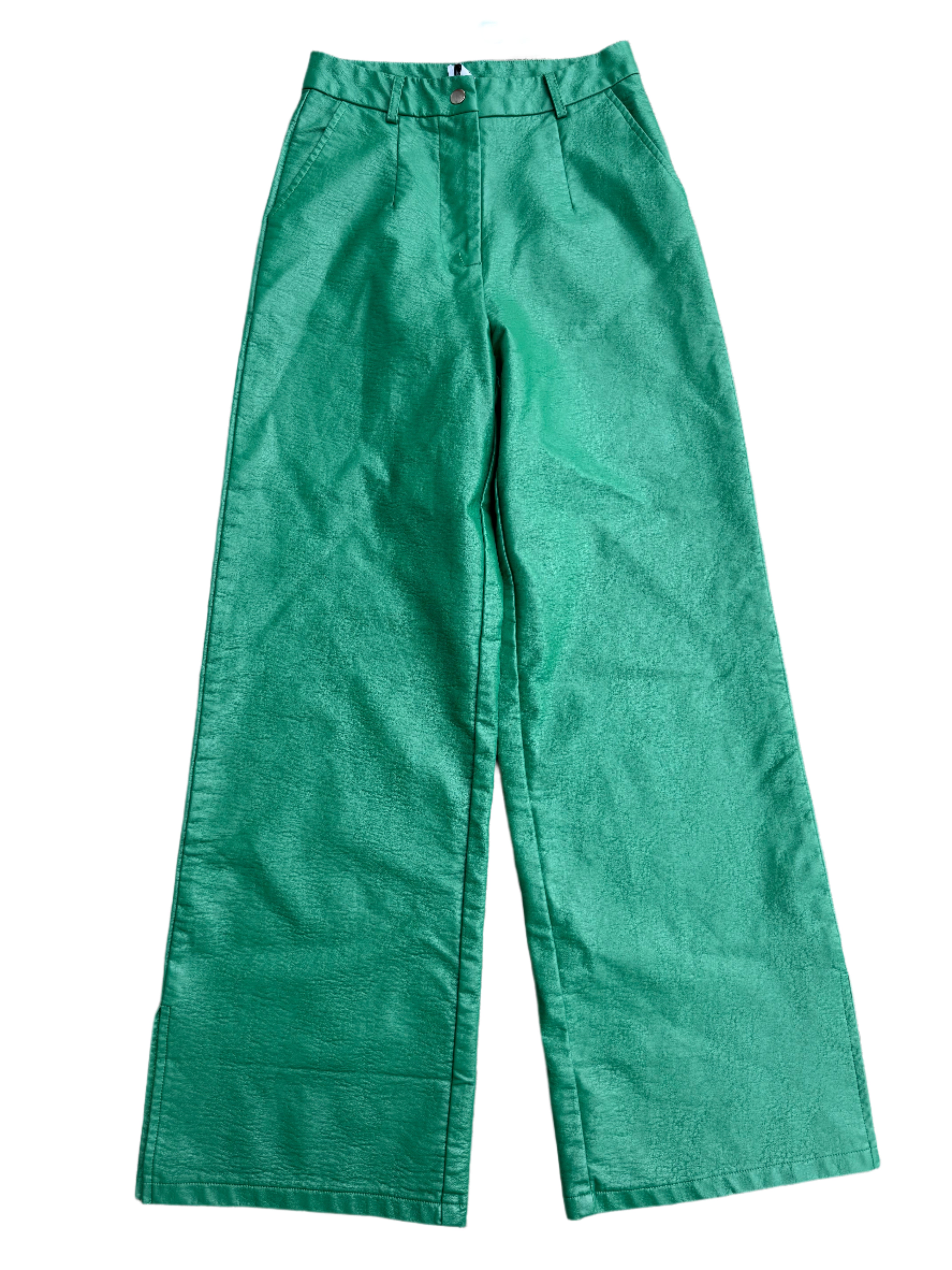 Green Princess polly Pleather pants, 2
