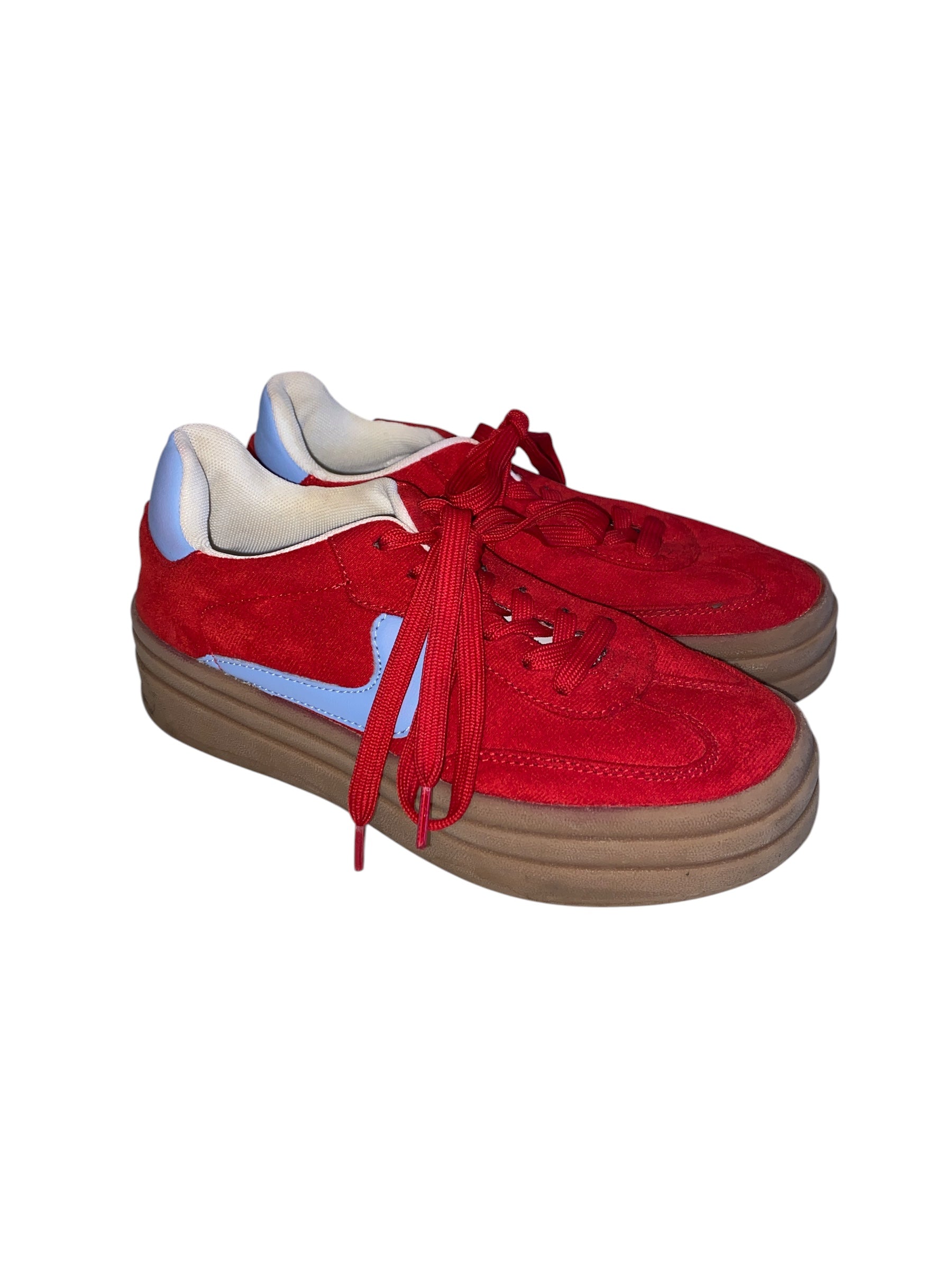red Top moda Platform sneaker