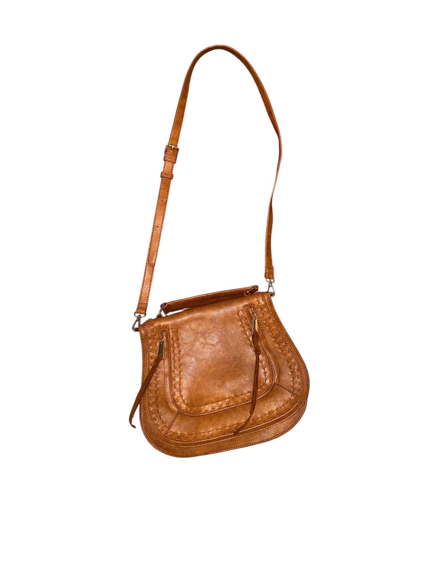 brown urban renewal nwot crescent bag