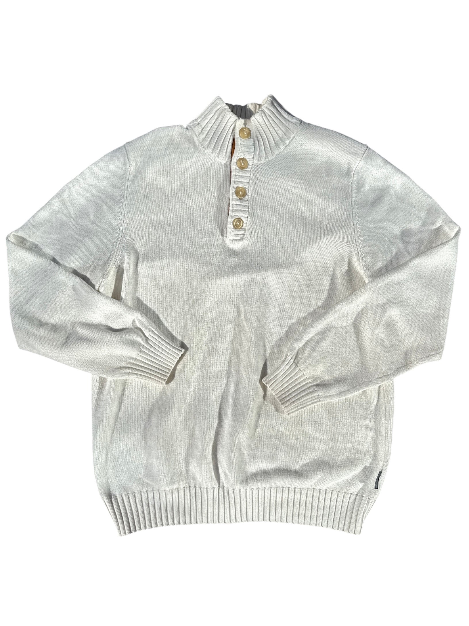 white sean john henley sweater, xxl