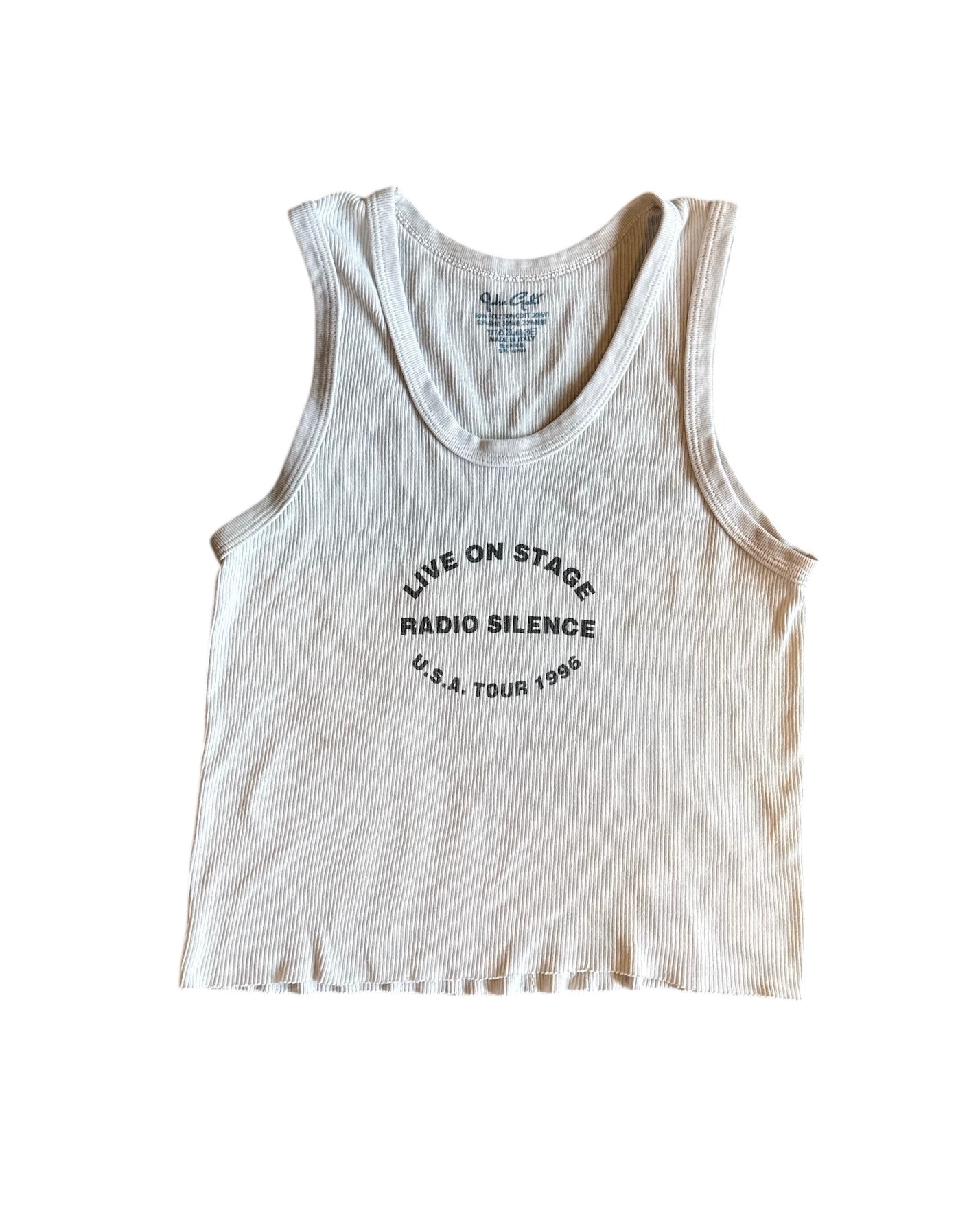 off white john galt live on stage tank
