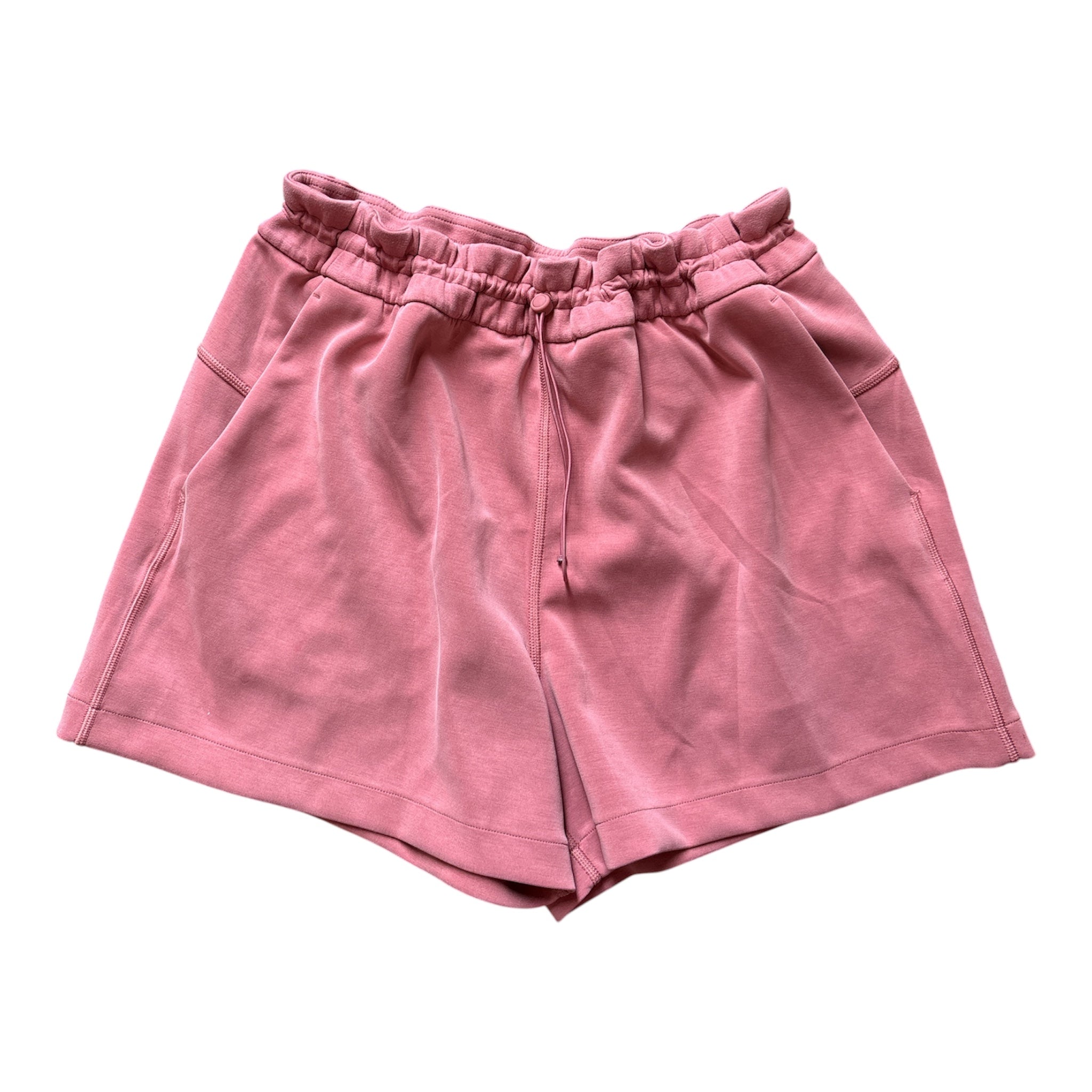 mauve lululemon athletic knit shorts, med
