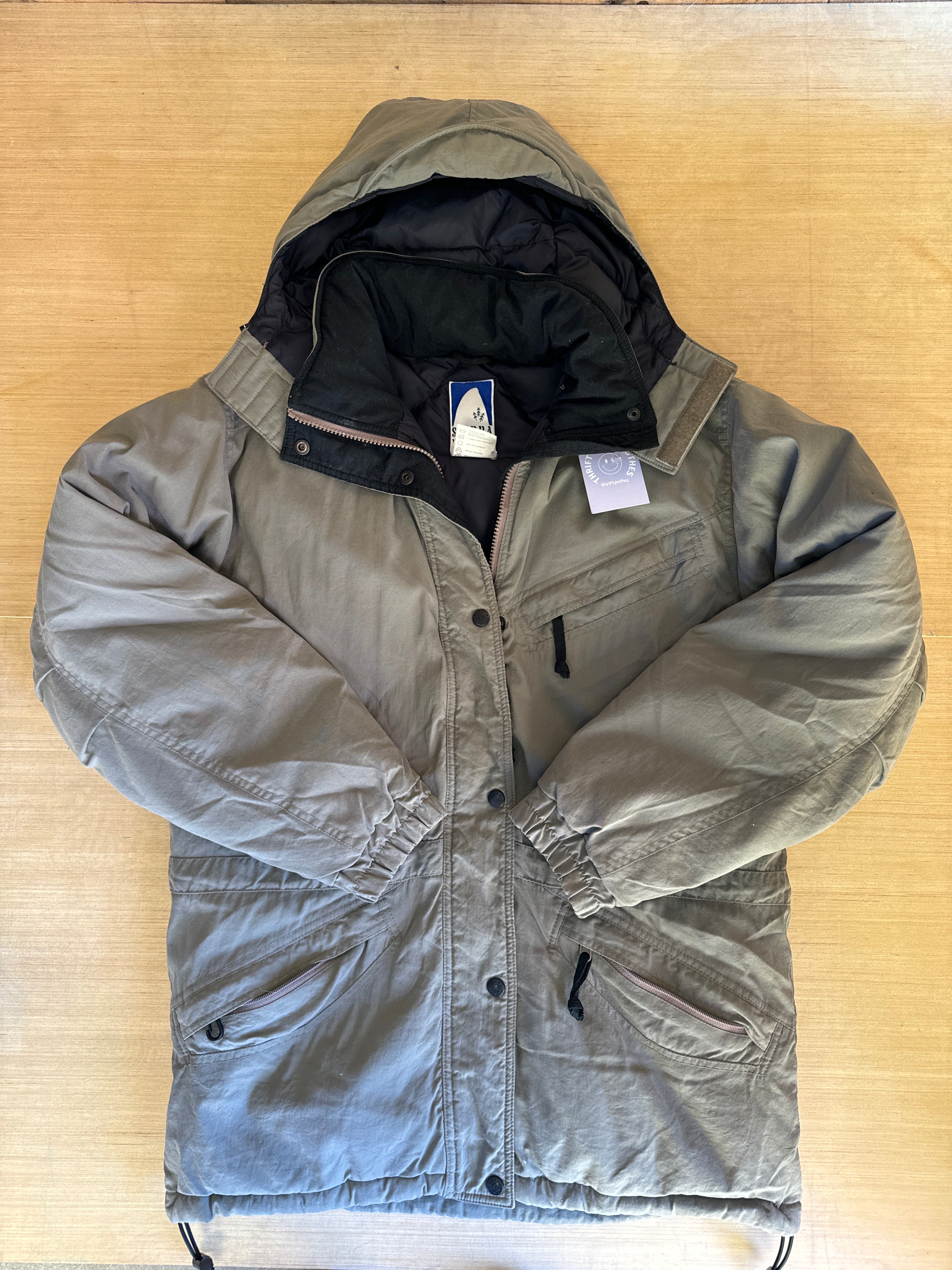 green sierra designs puffer coat, 10