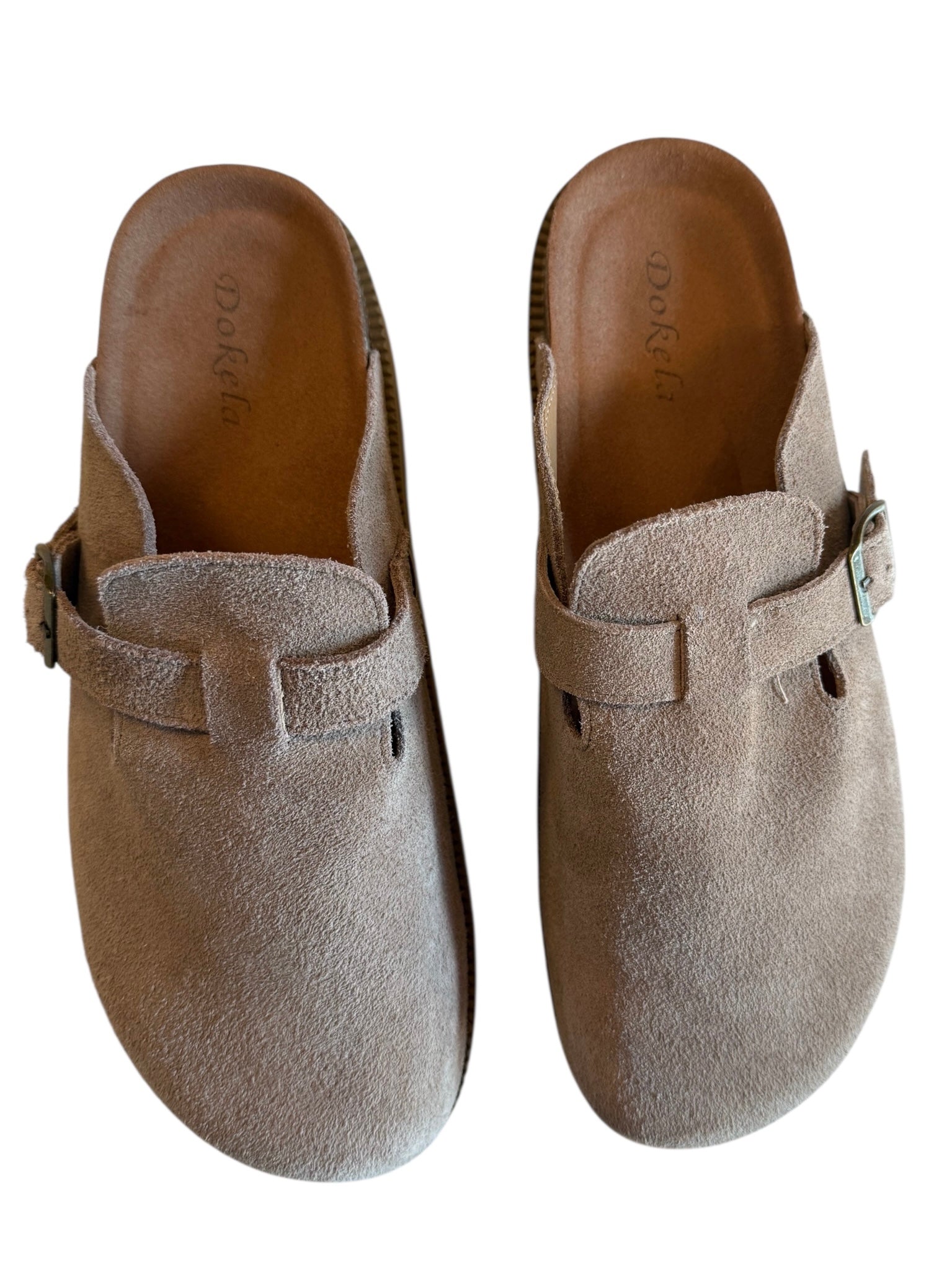 beige dokela clogs, 11