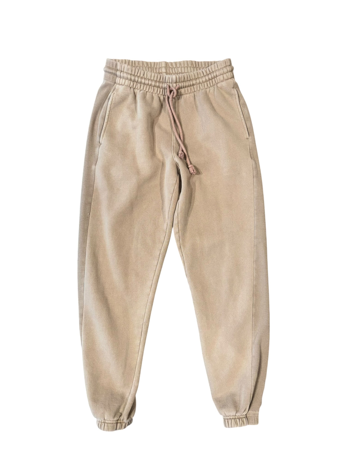 tan brown tna jogger sweatpants, xs