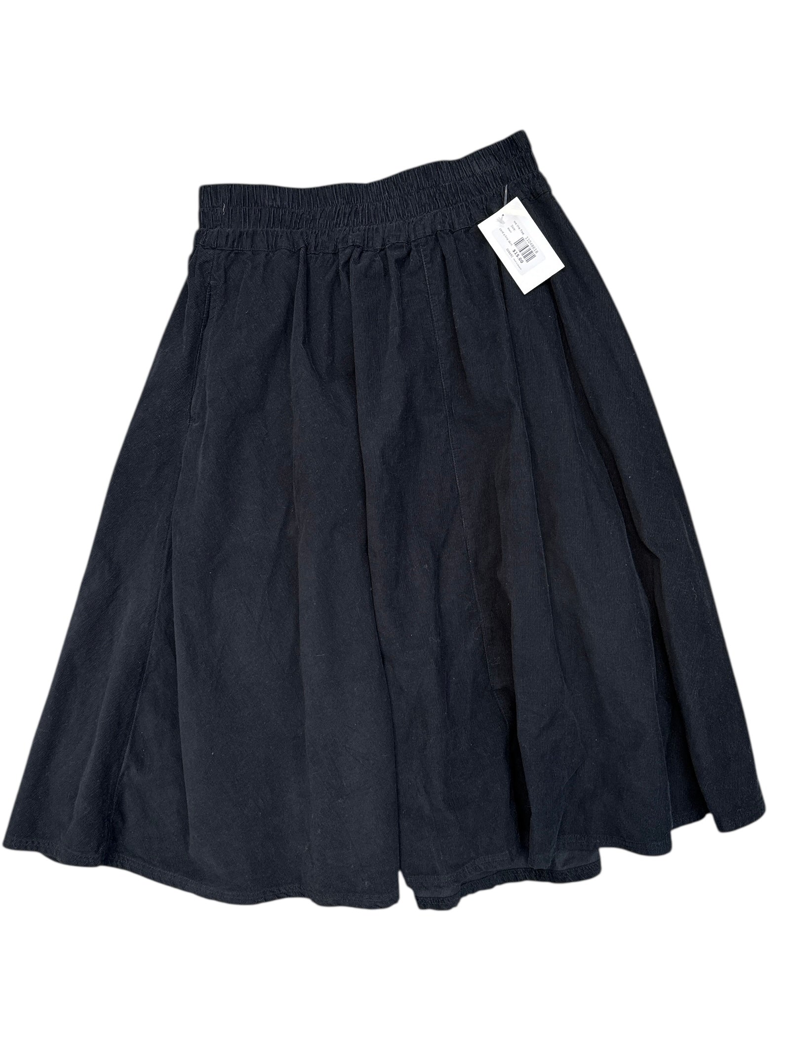 black we the free cord a line skirt