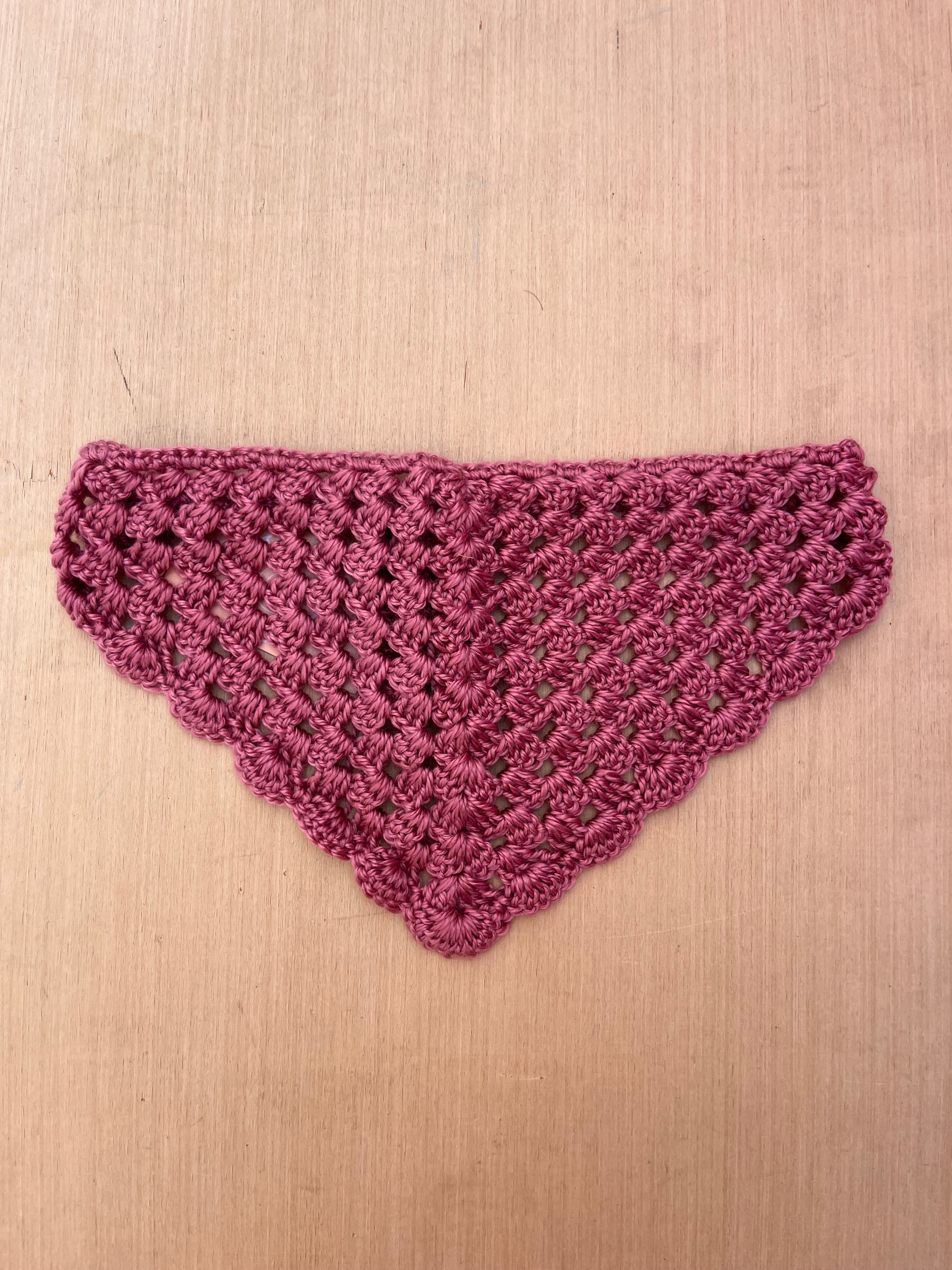 crochet bandana