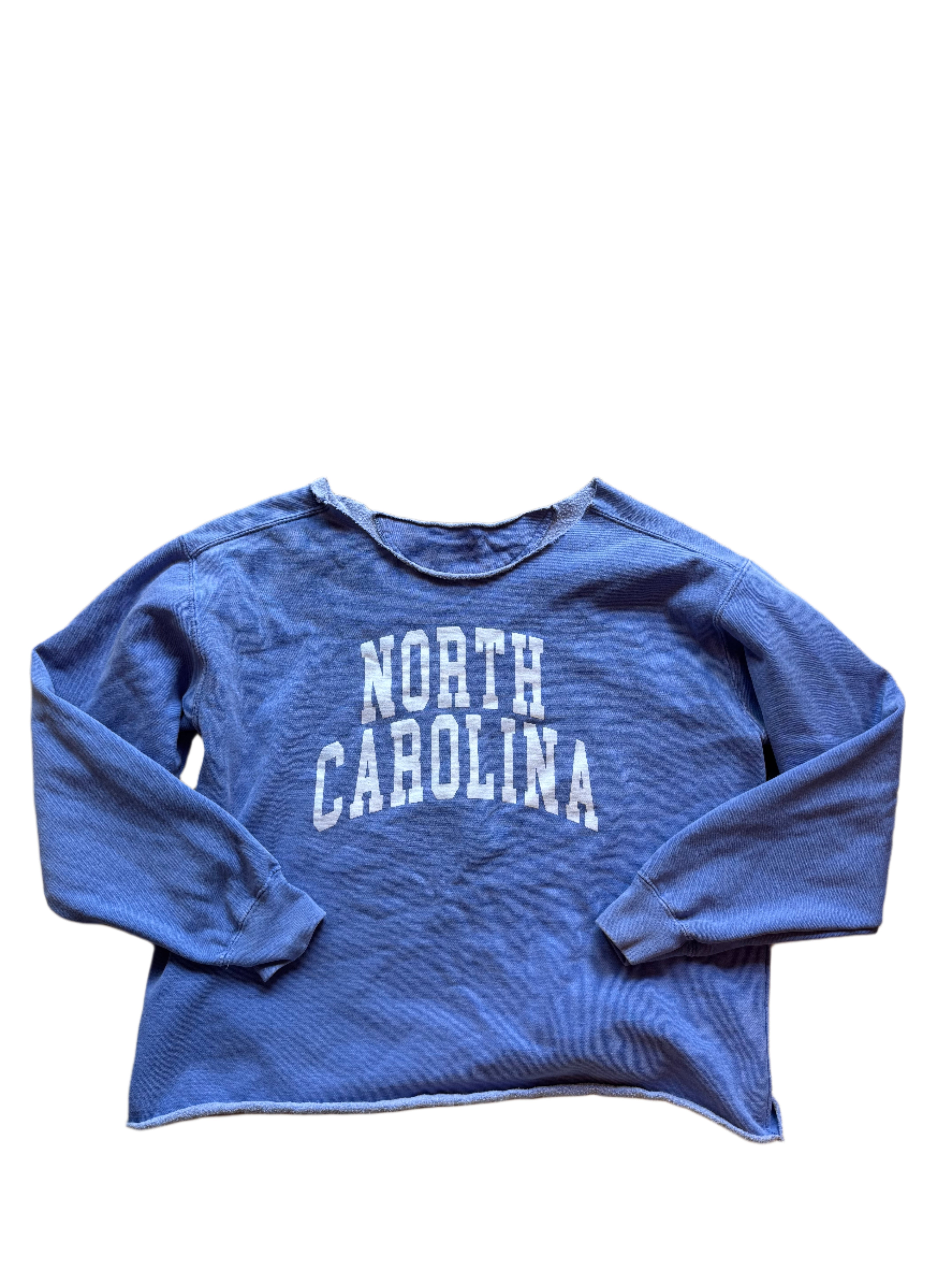 Blue  North Carolina crewneck, L