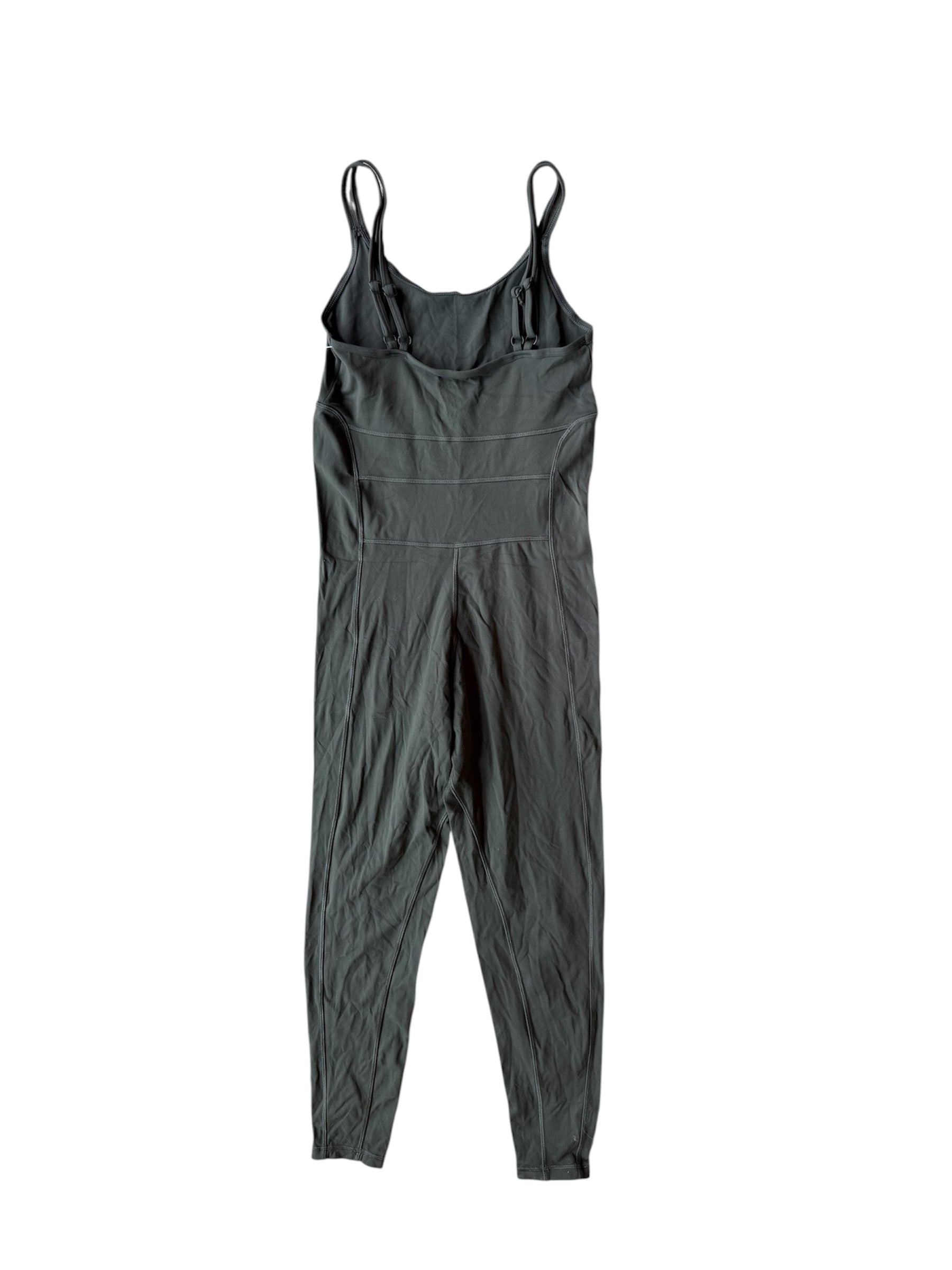 army green game cami jumpsuit, xs