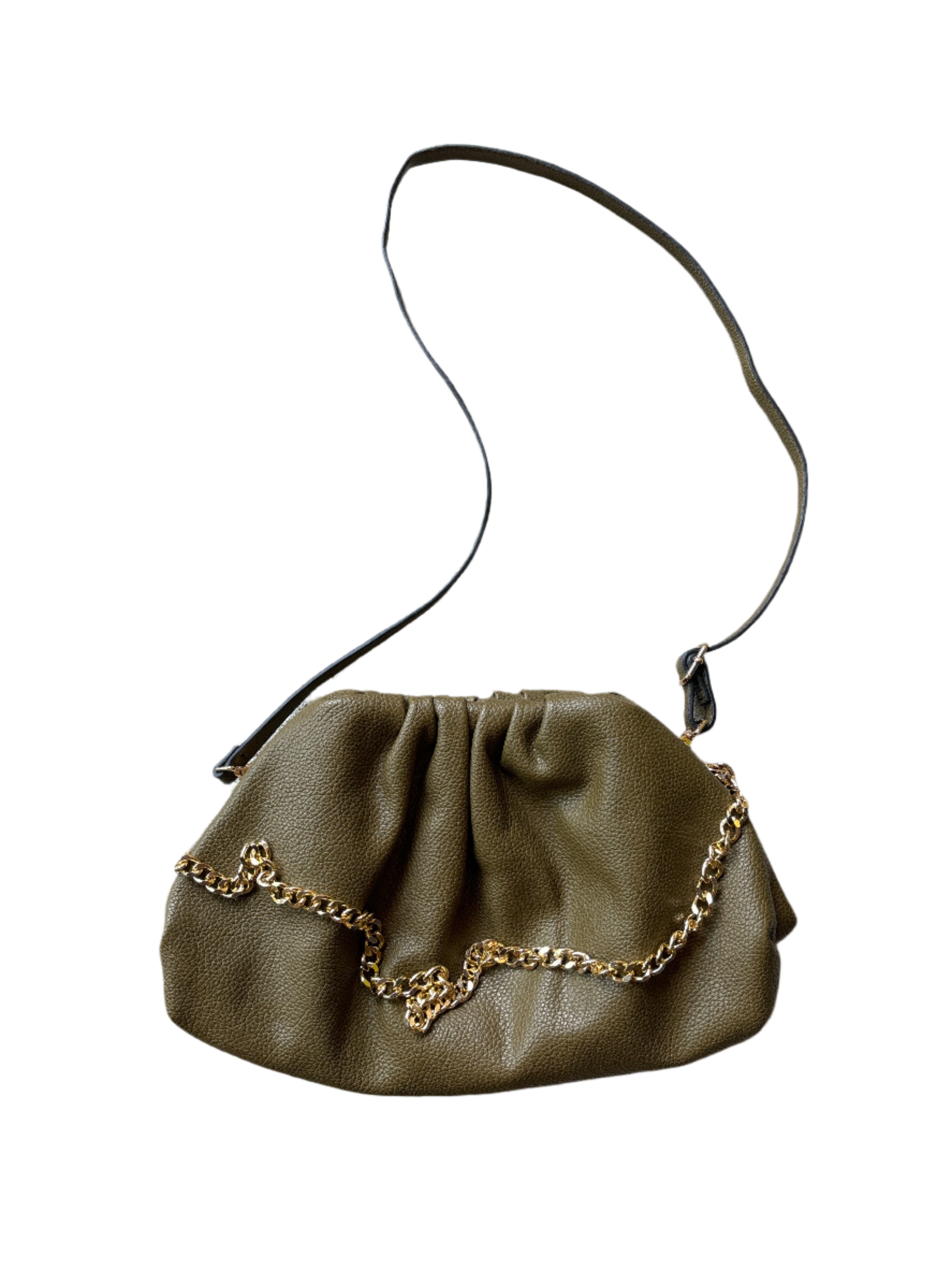 green tom & eva purse w chain strap