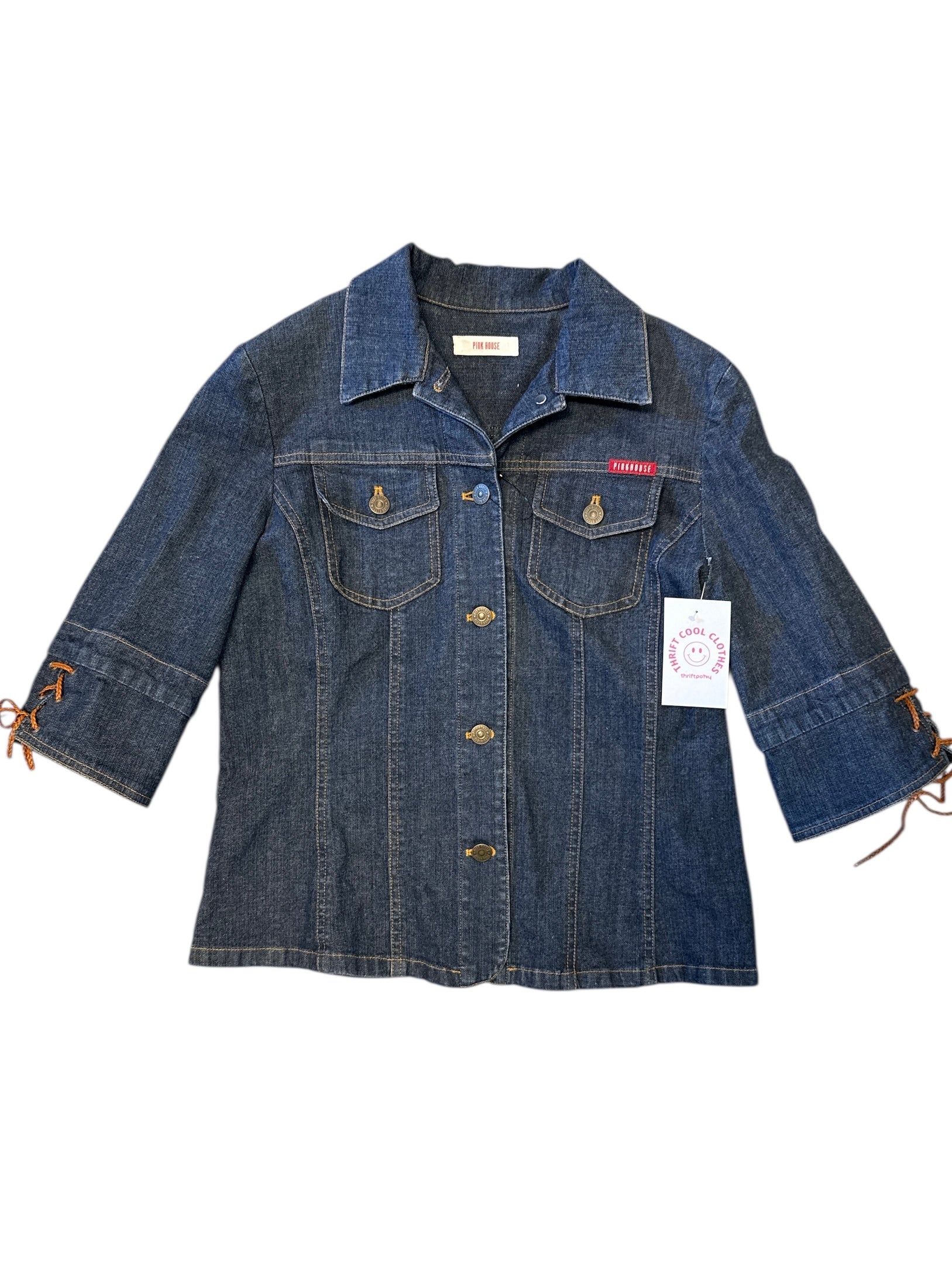 Blue Pink House Denim jacket, 4