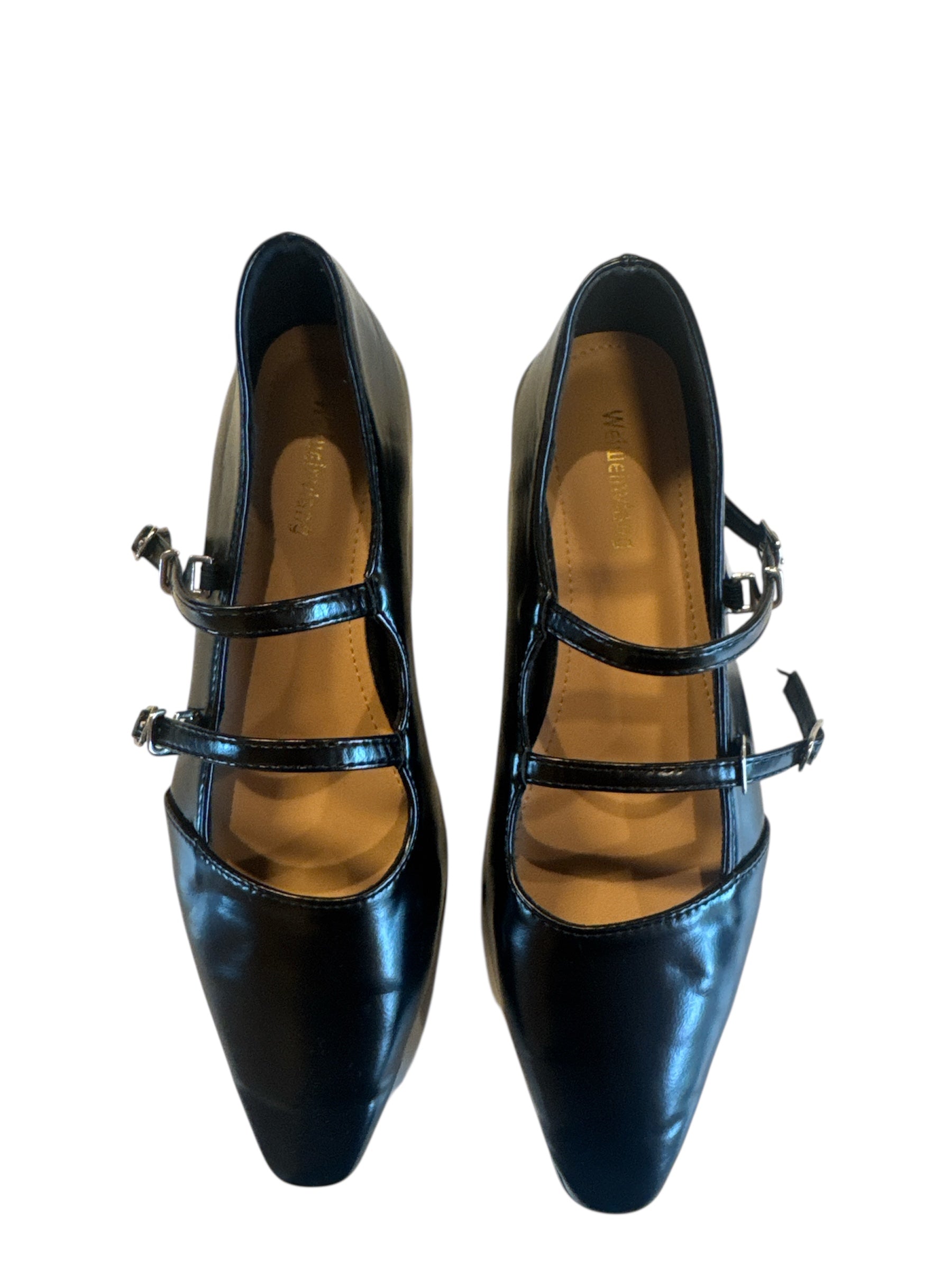 black weiweinviang pointed flats, 8.5