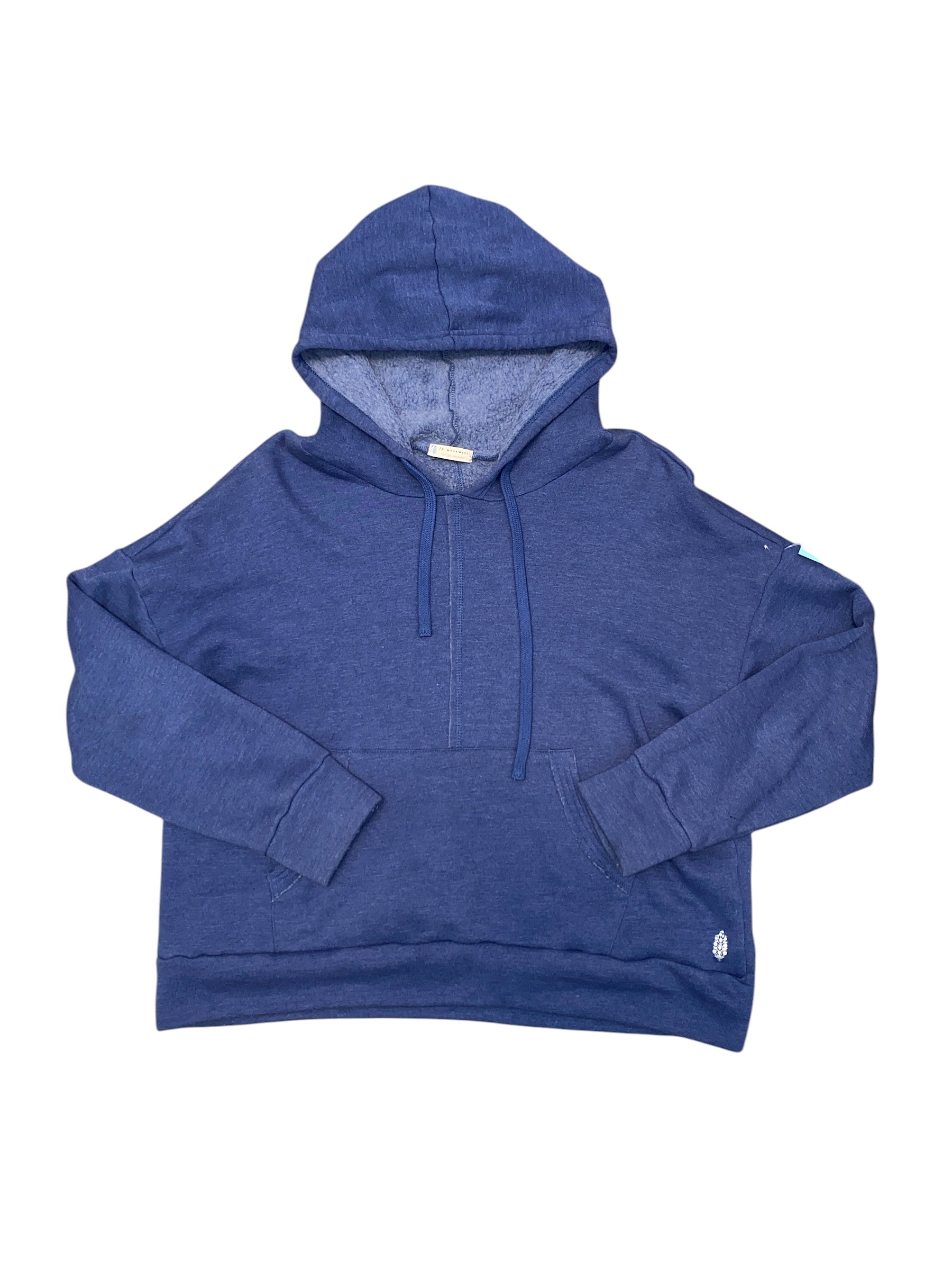 blue free people sweatshirt, s