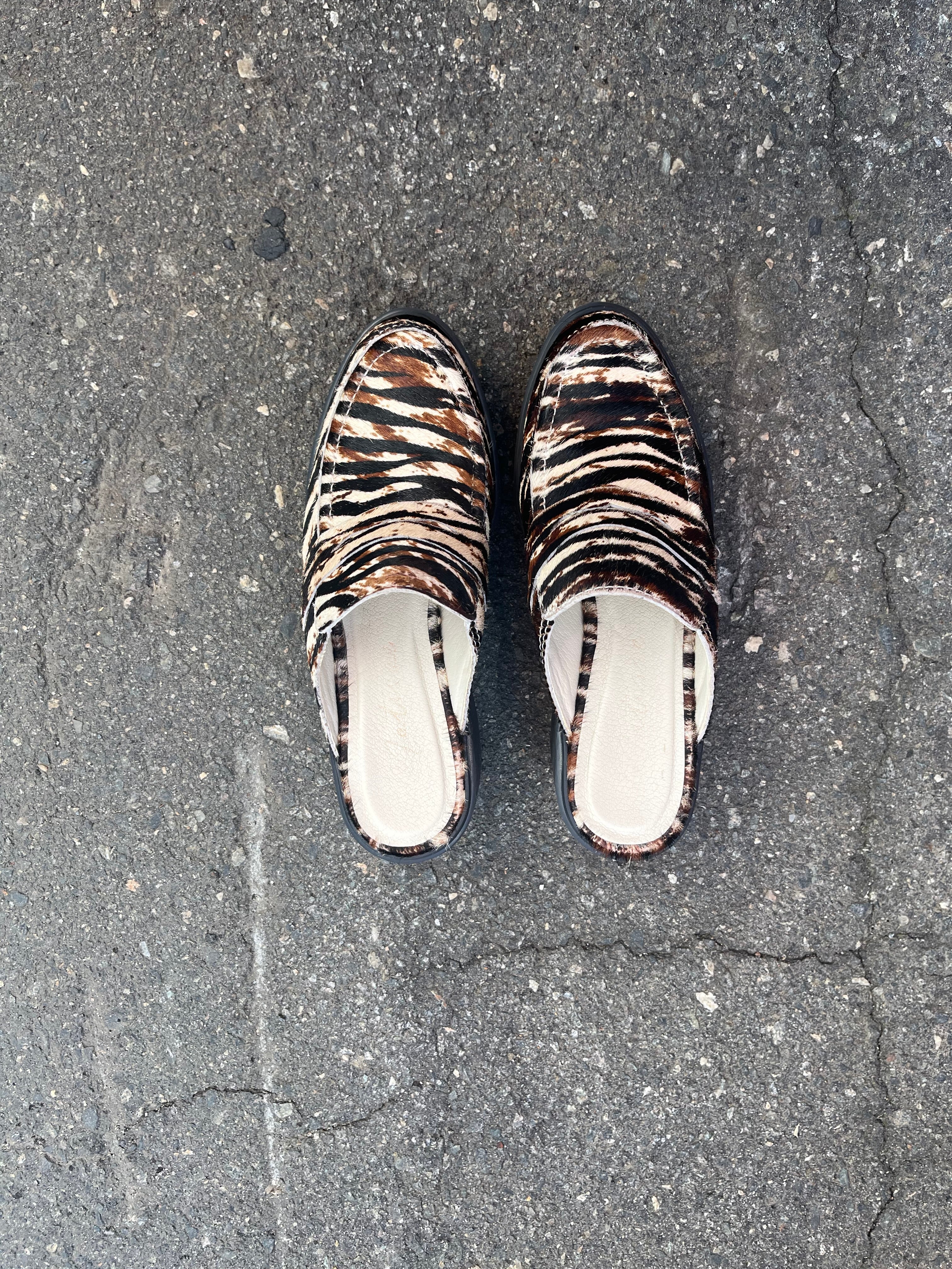 brown Kelly animal print clogs, 7