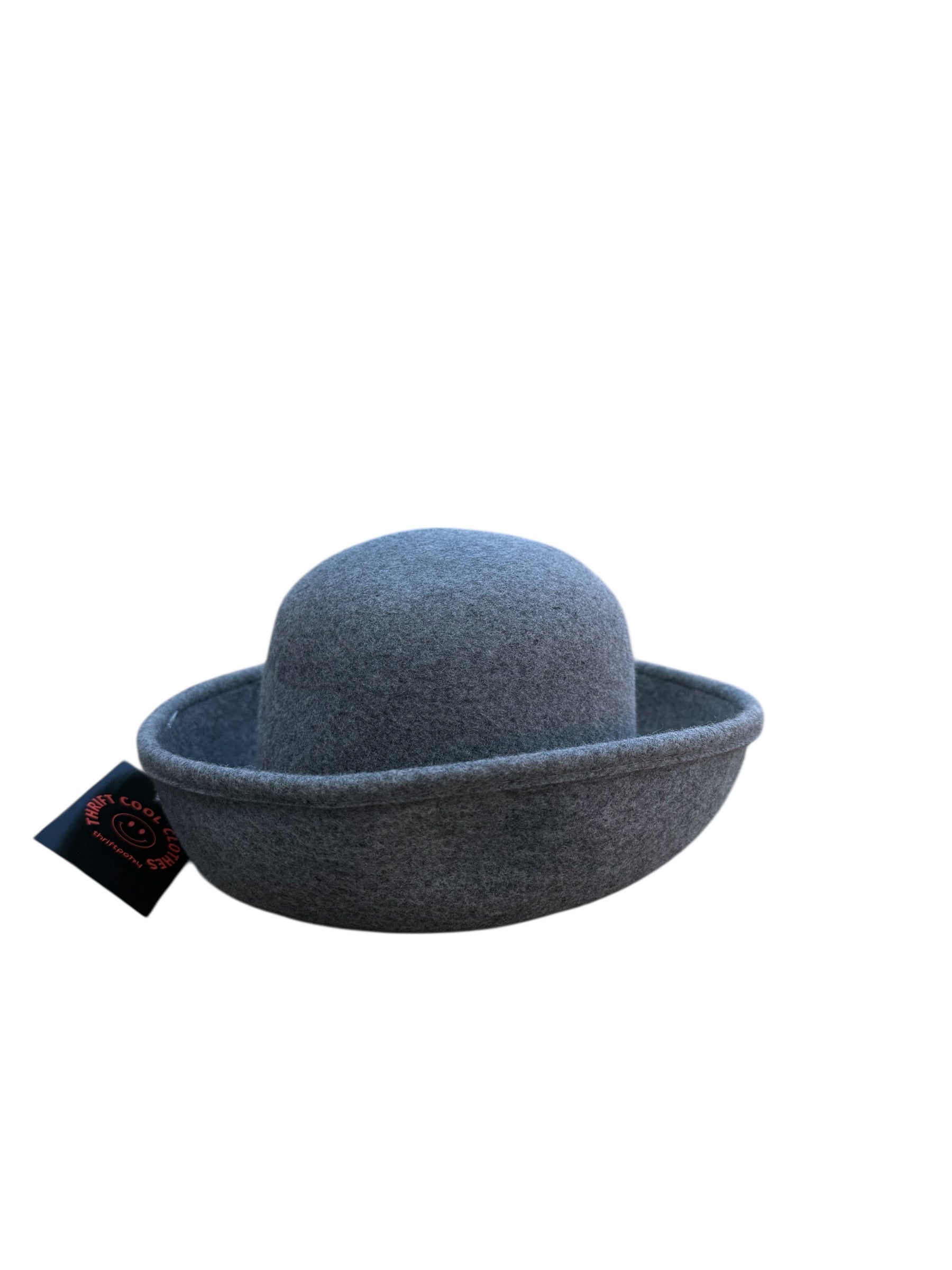 Gray  Hat with flip up brim