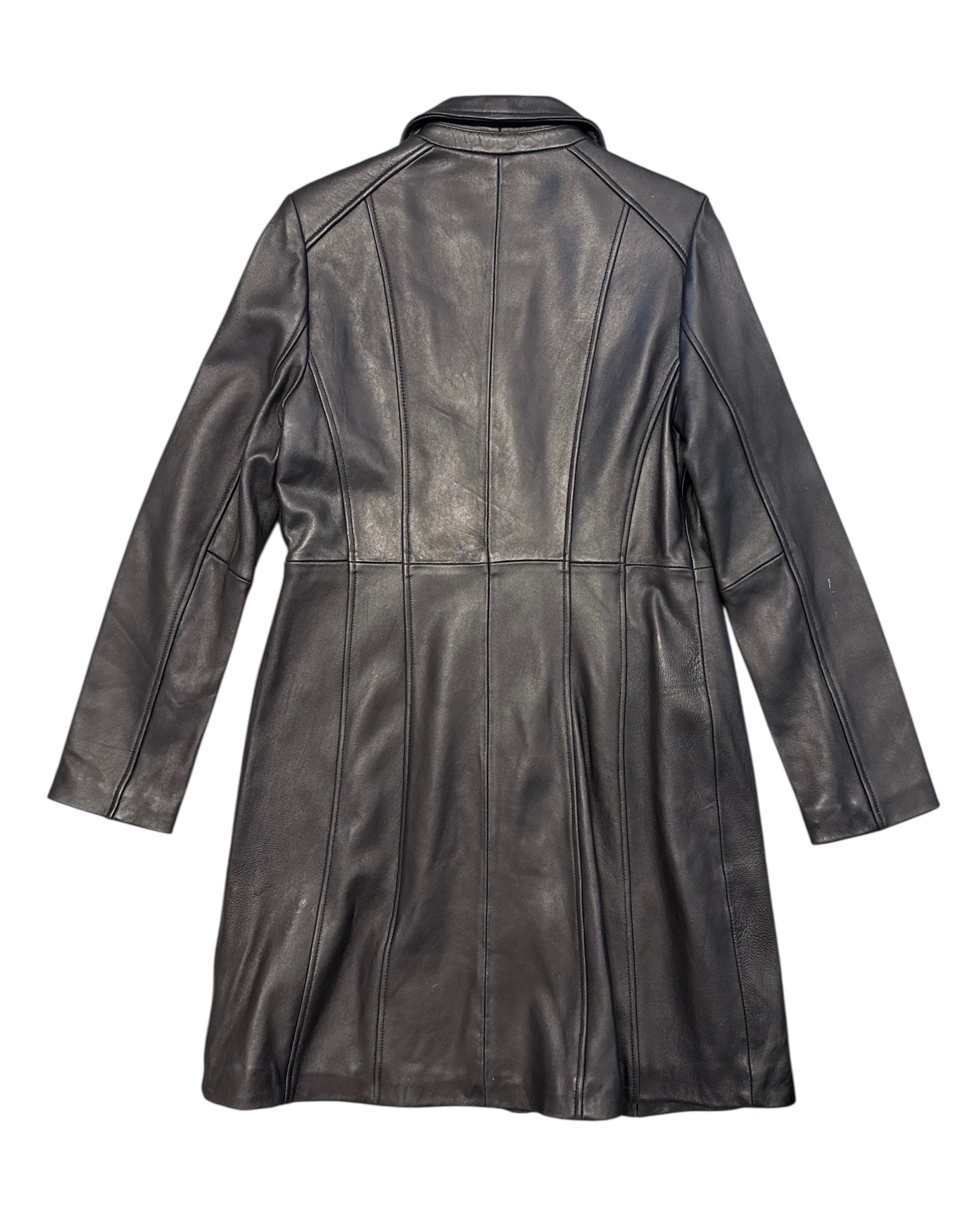 black wilsons leather leather jacket, m