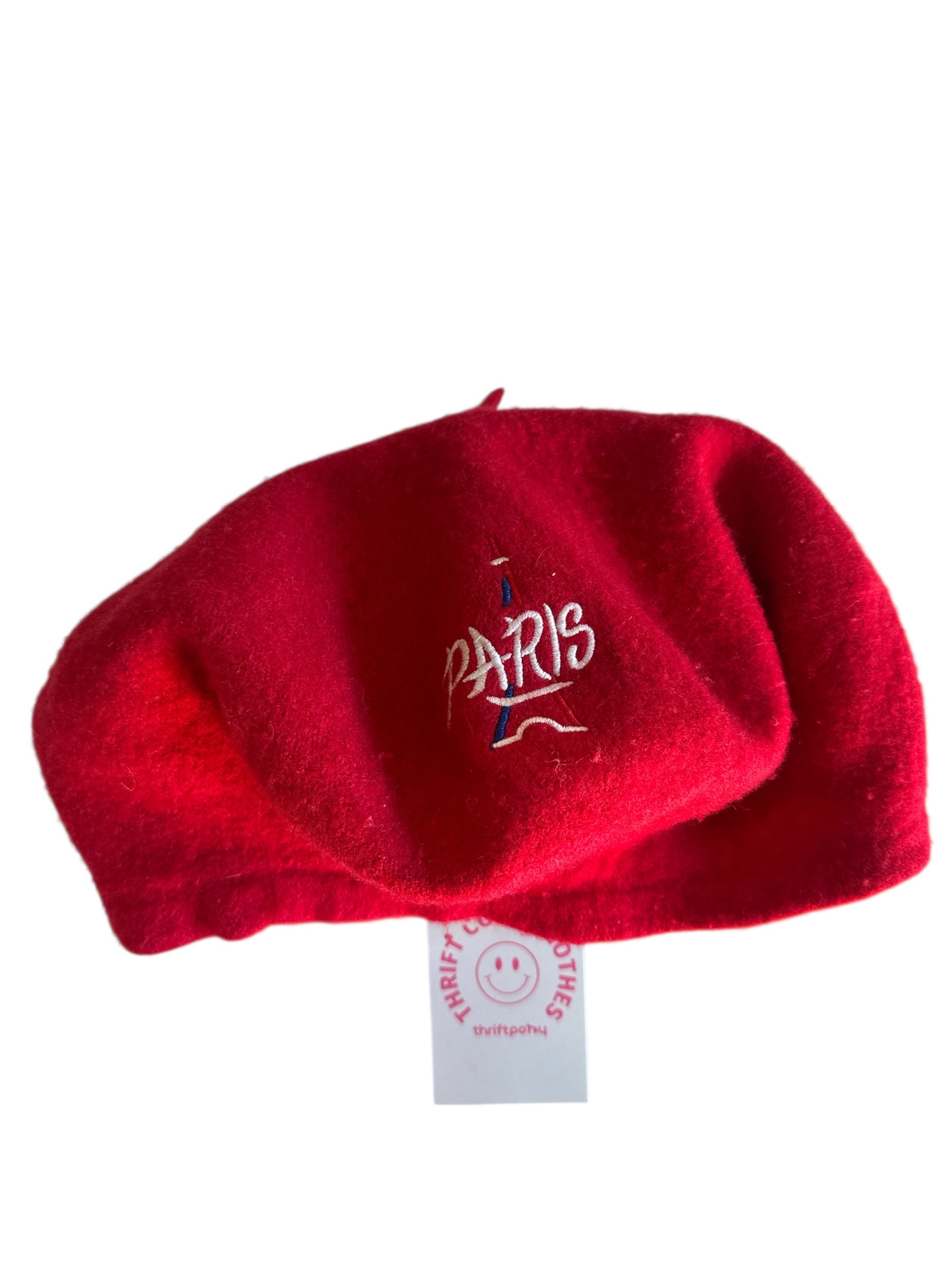 Red  Paris beret