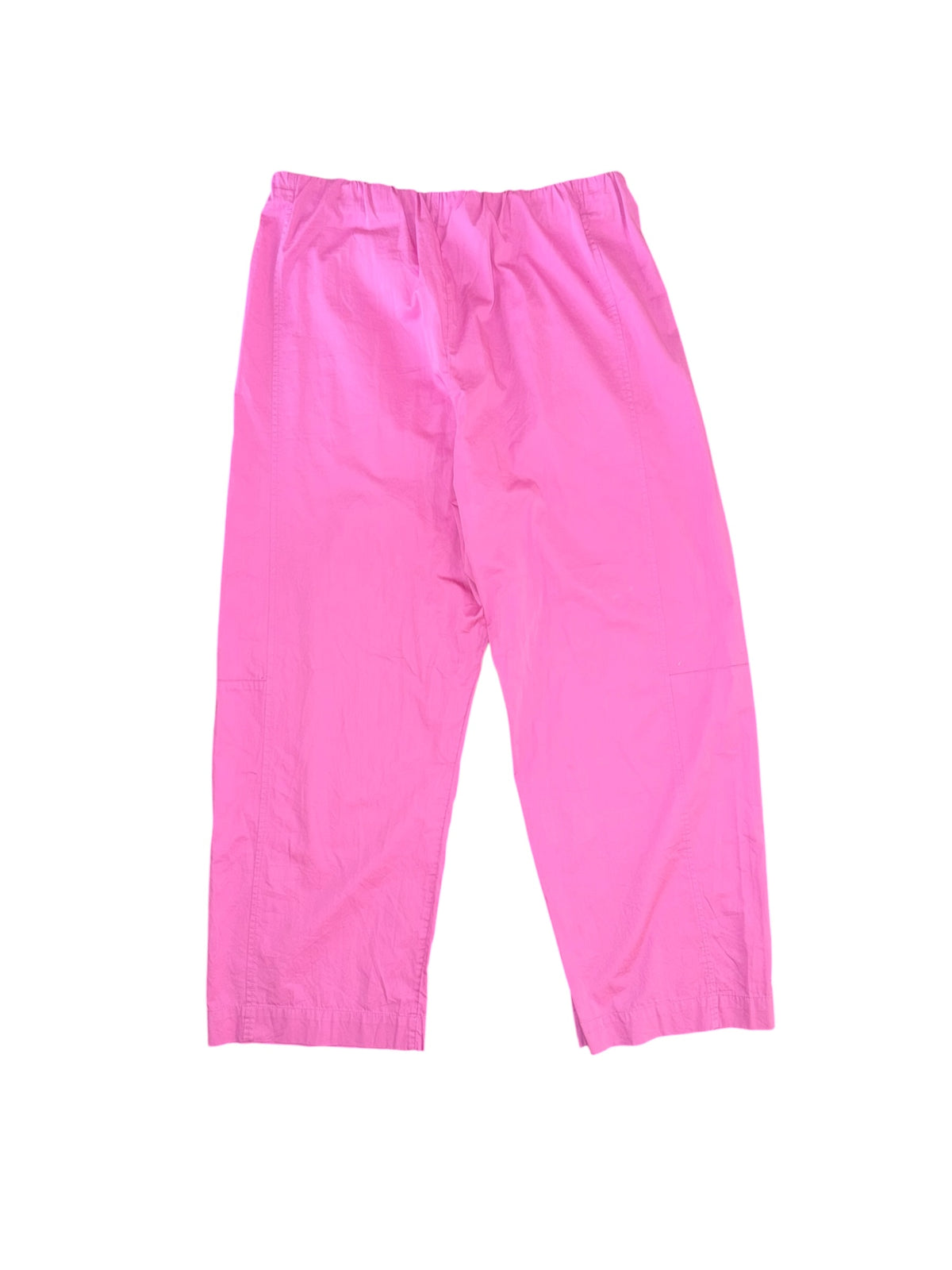 pink maeve elastic waist pants, xl