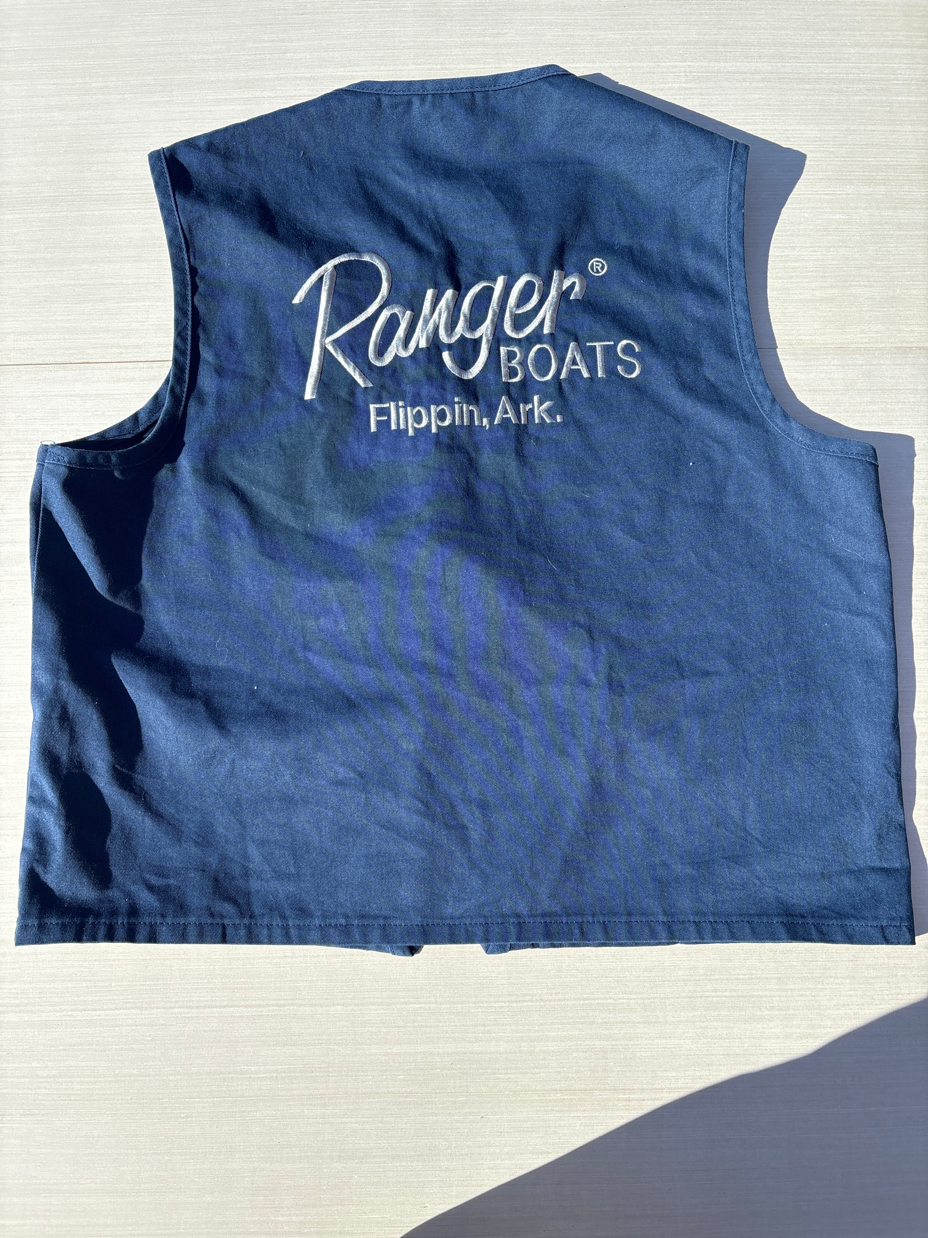 navy augusta ranger boats vest, xl