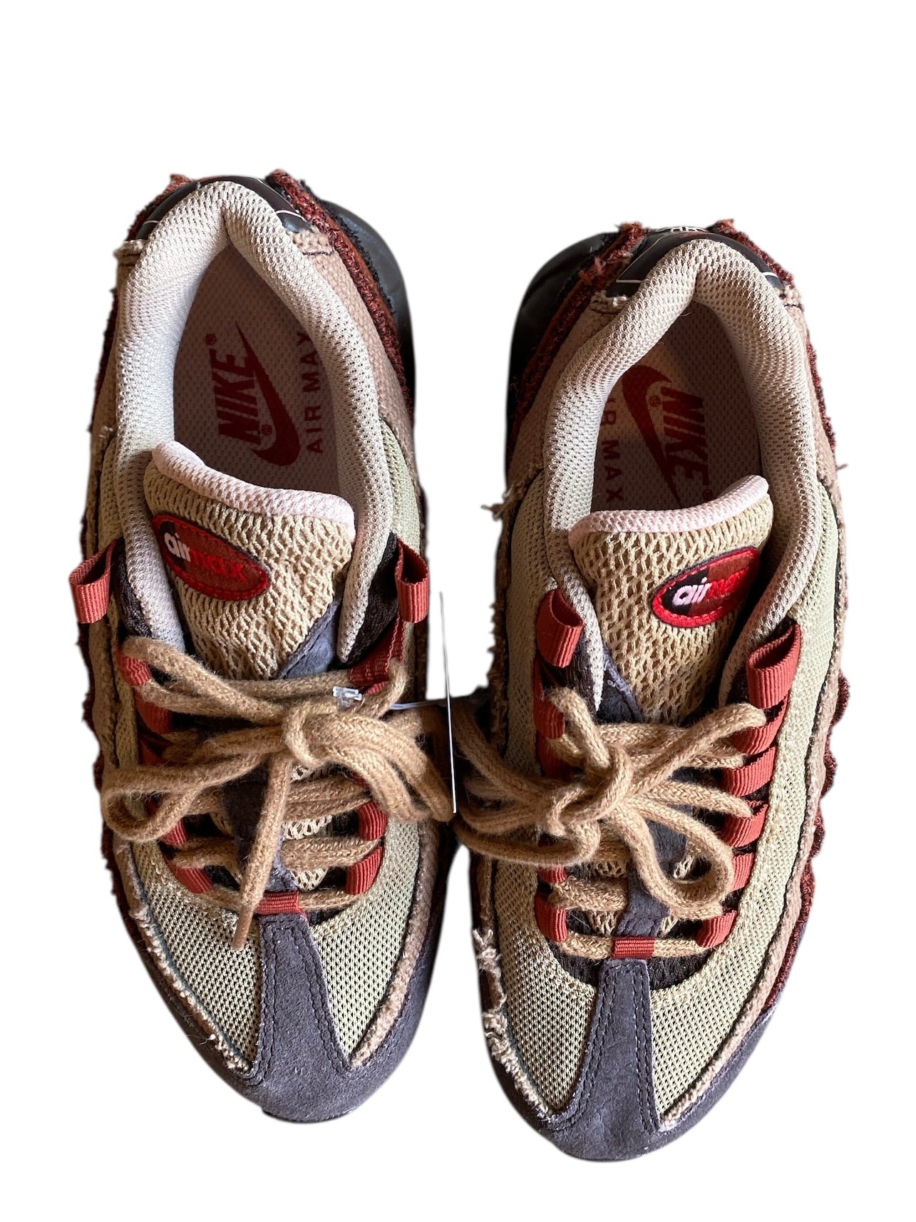 brown pink nike chunky sneakers, 6