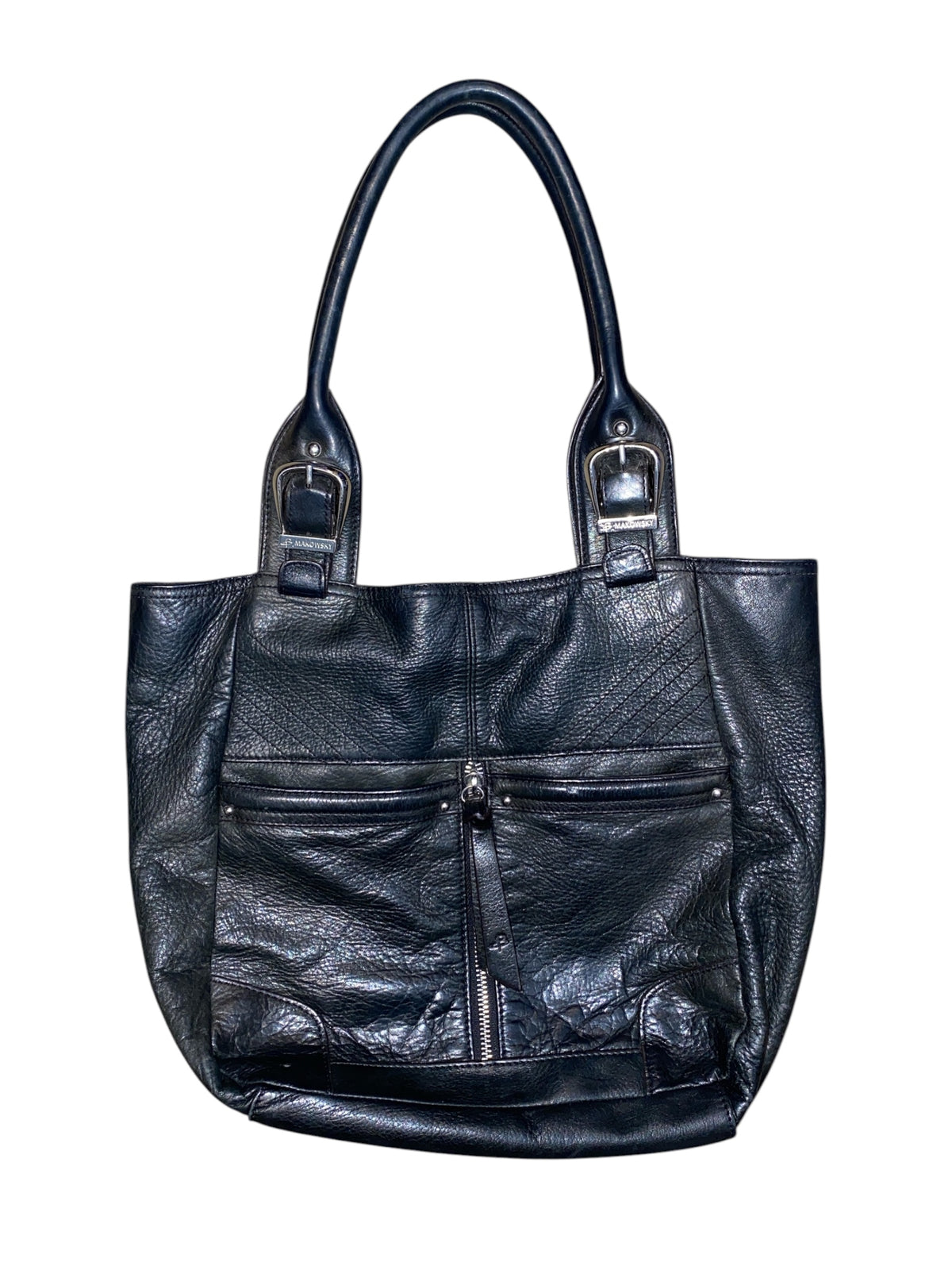 black B Makowsky leather purse