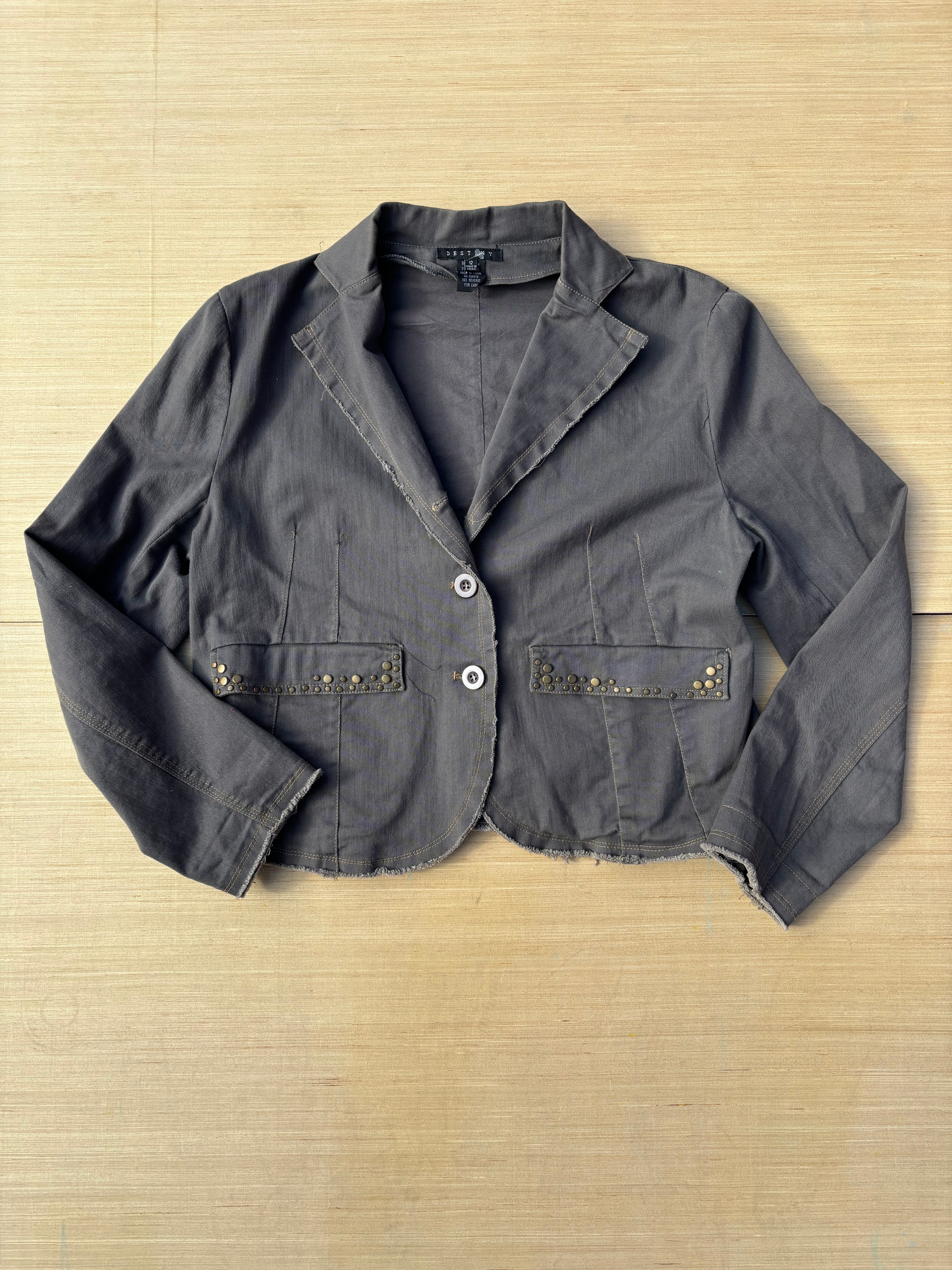 Grey Destiny Peacock jacket, 12