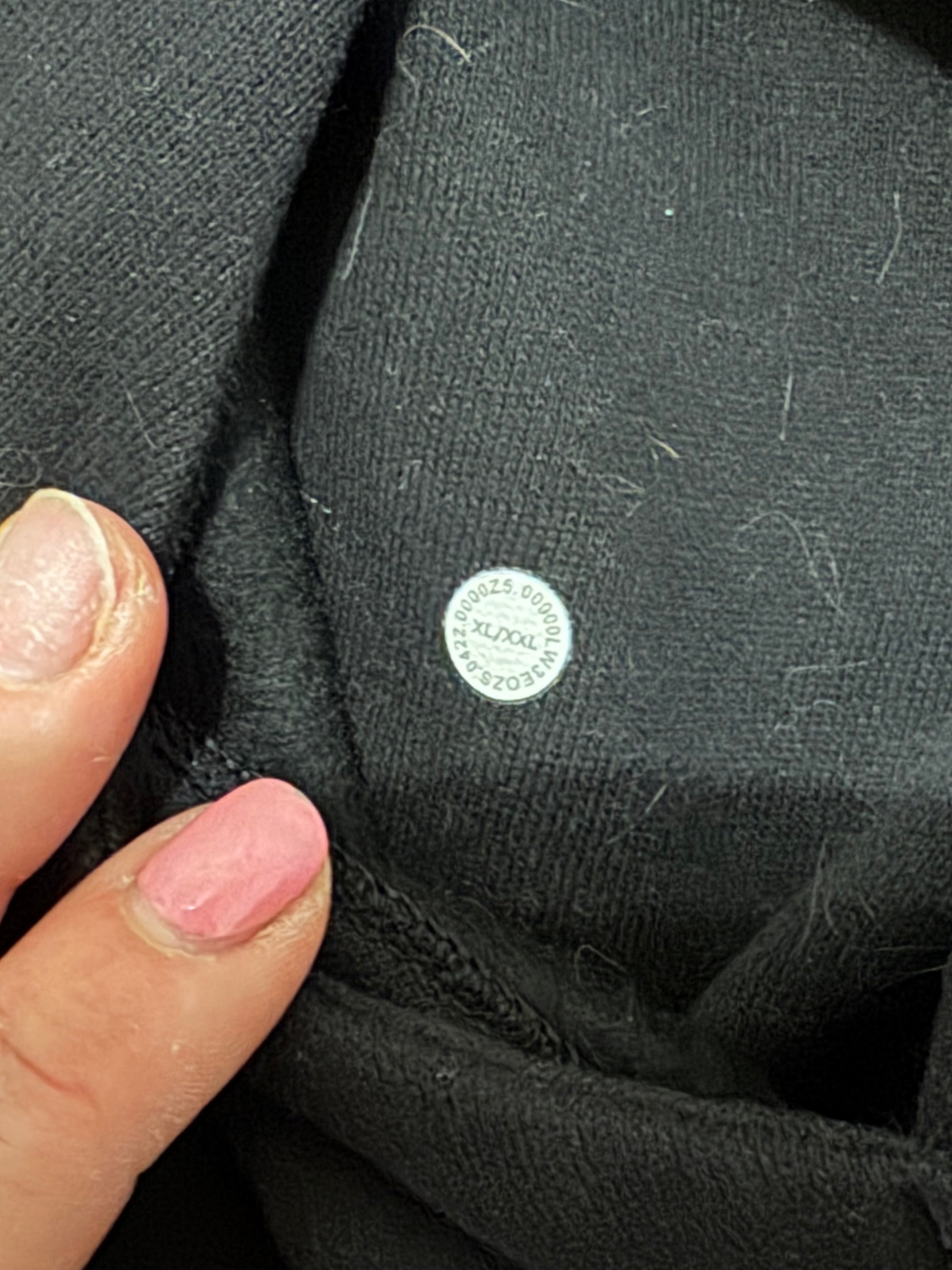 black Lululemon Athletic hoodie, xl/xxl