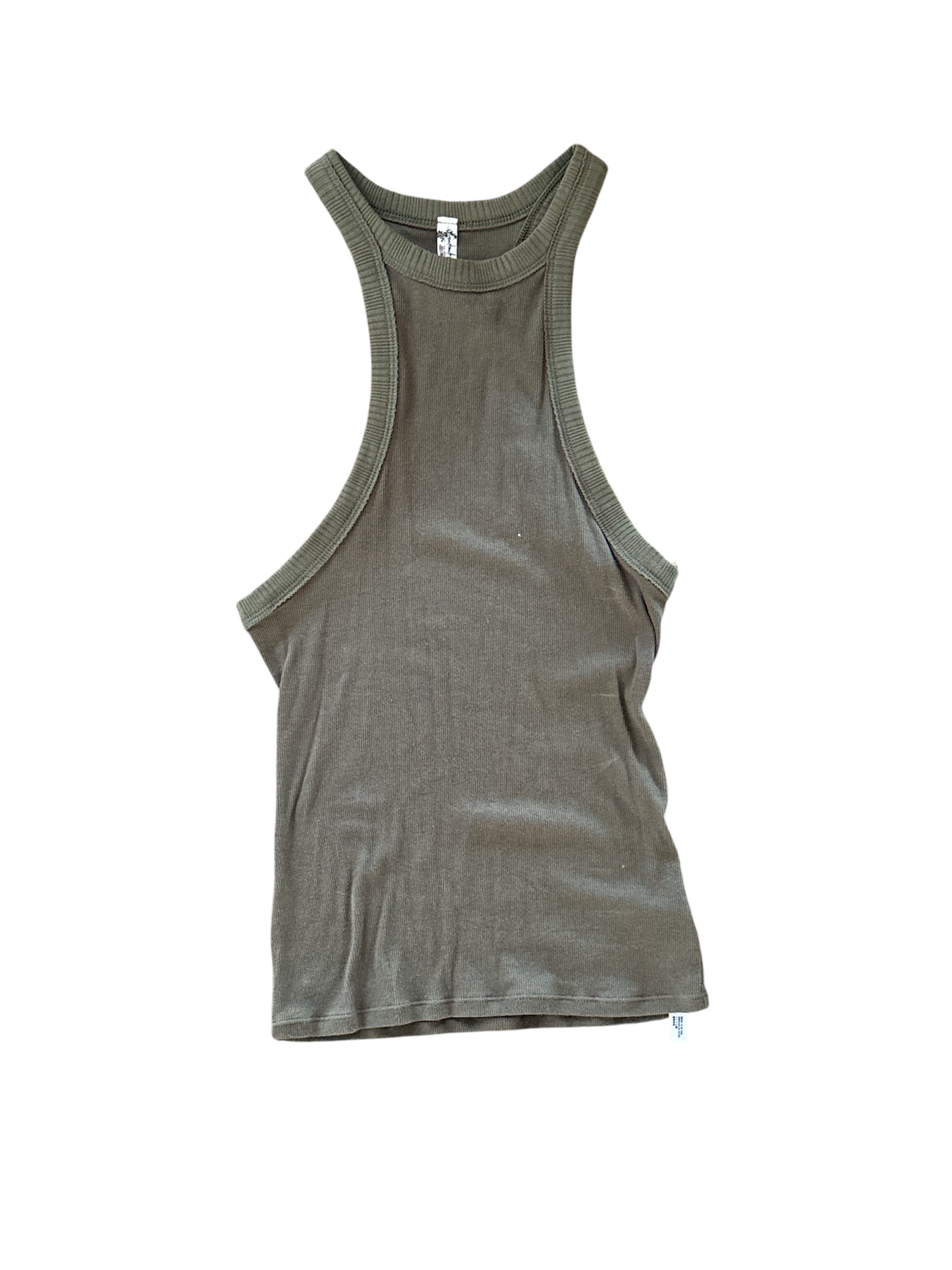 green free people tank, s
