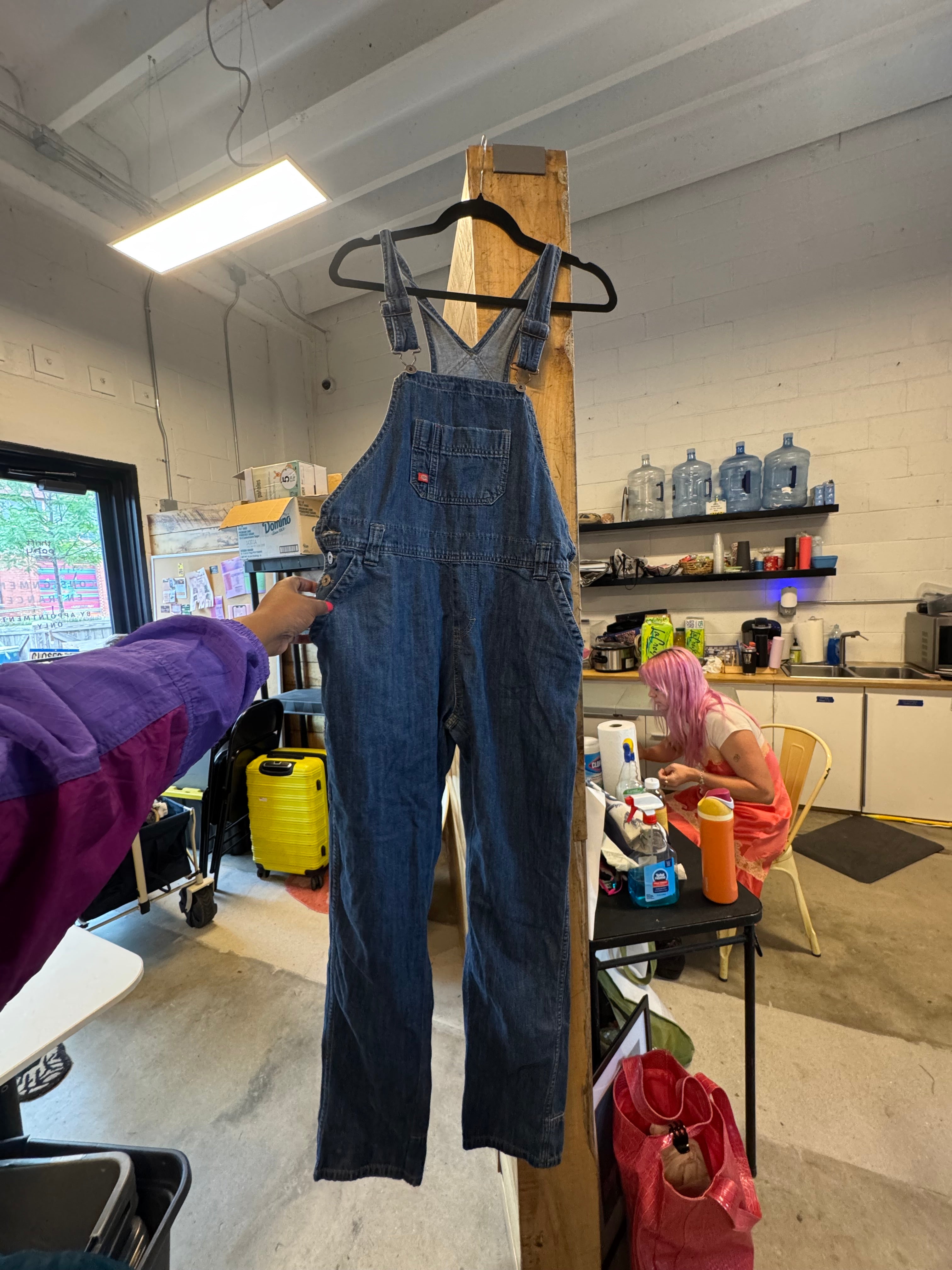 blue Dickies Overalls, M